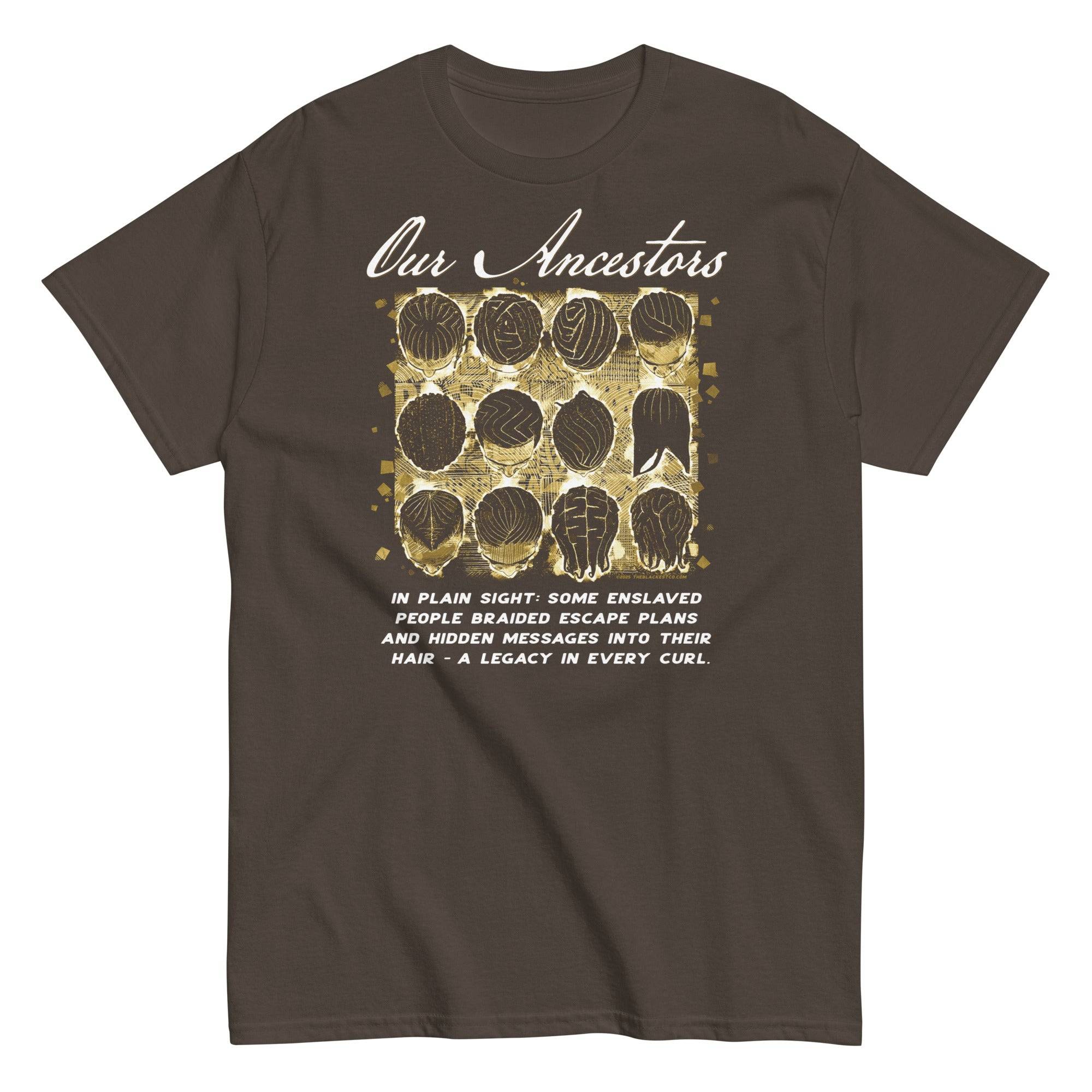 Our Ancestors Braided Escape Routes Staple Cotton T-Shirt - Image 6