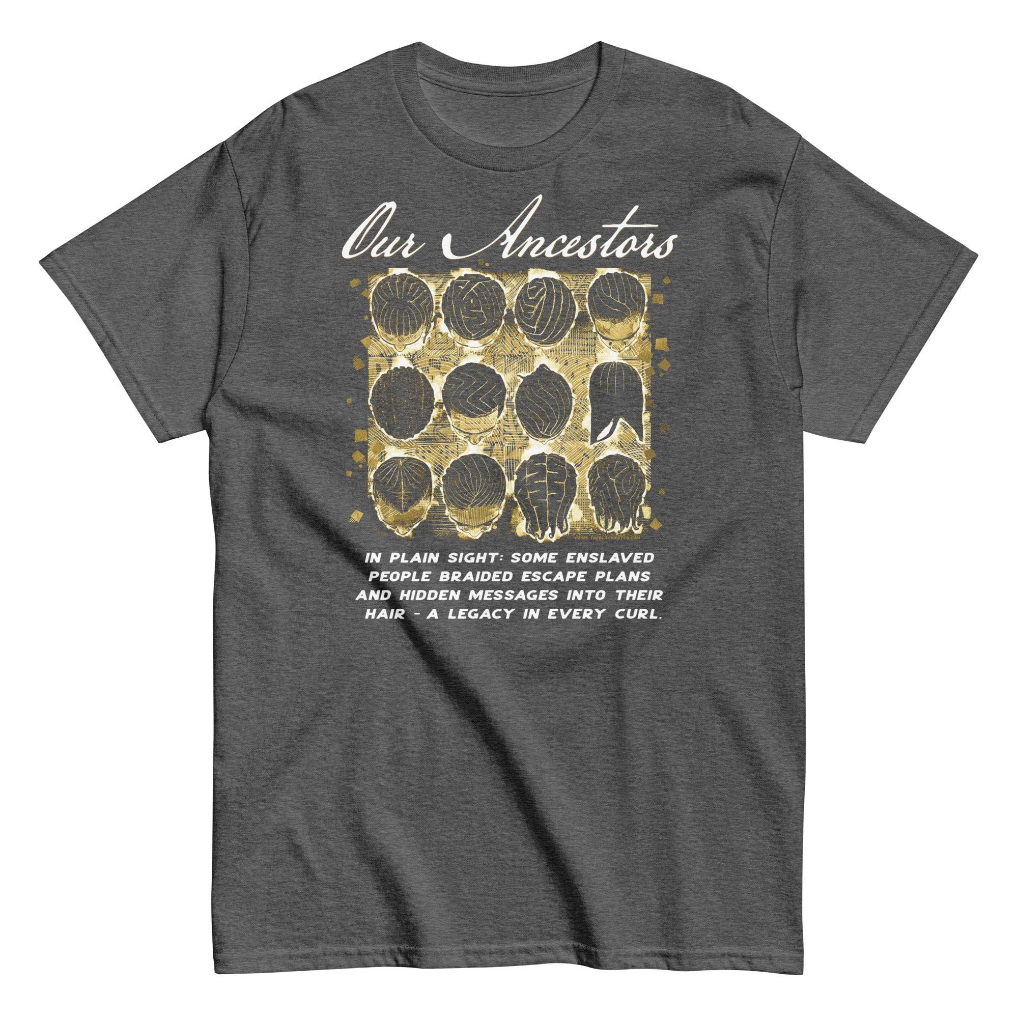 Our Ancestors Braided Escape Routes Staple Cotton T-Shirt - Image 7