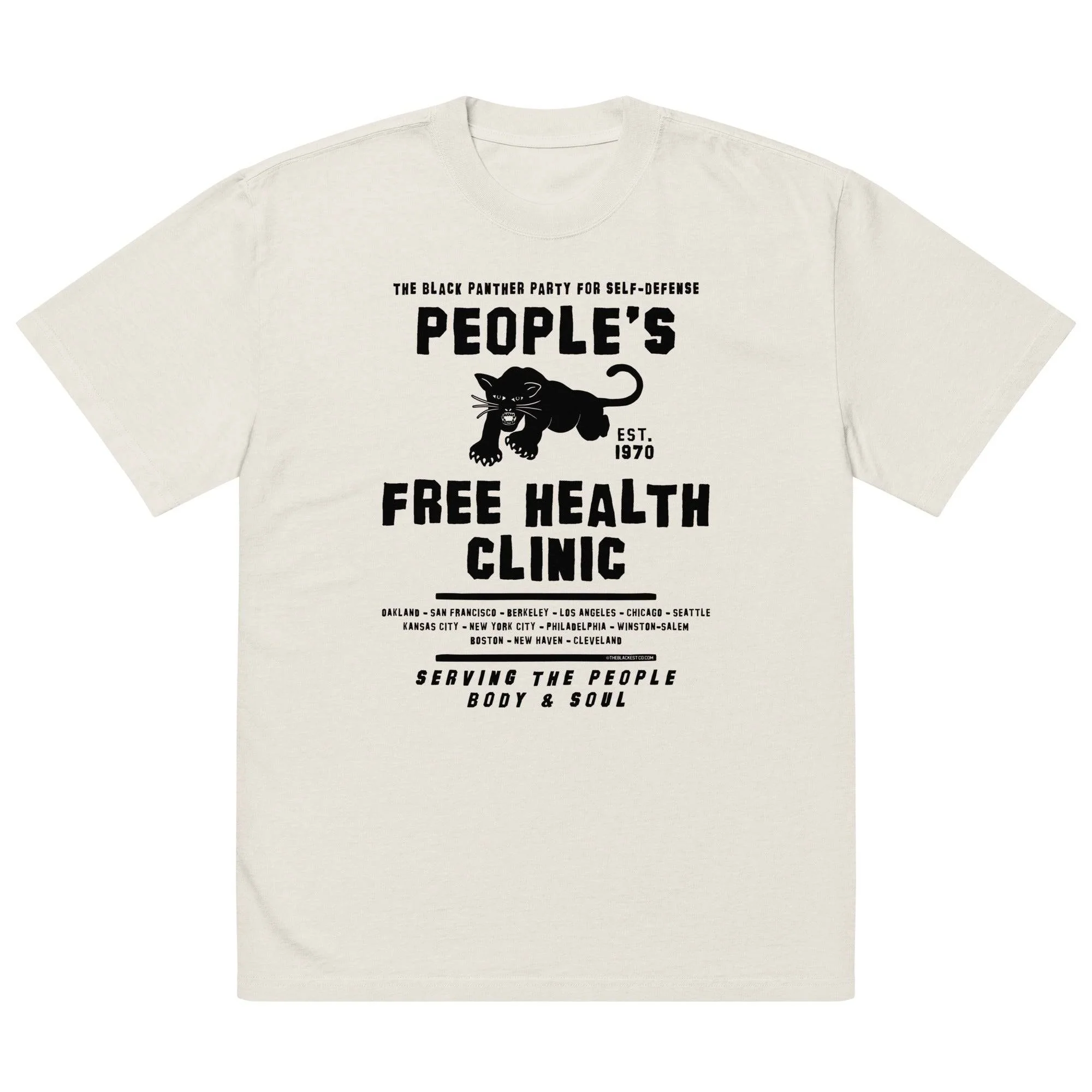 People's Free Health Clinic BPP Oversized Premium T Shirt