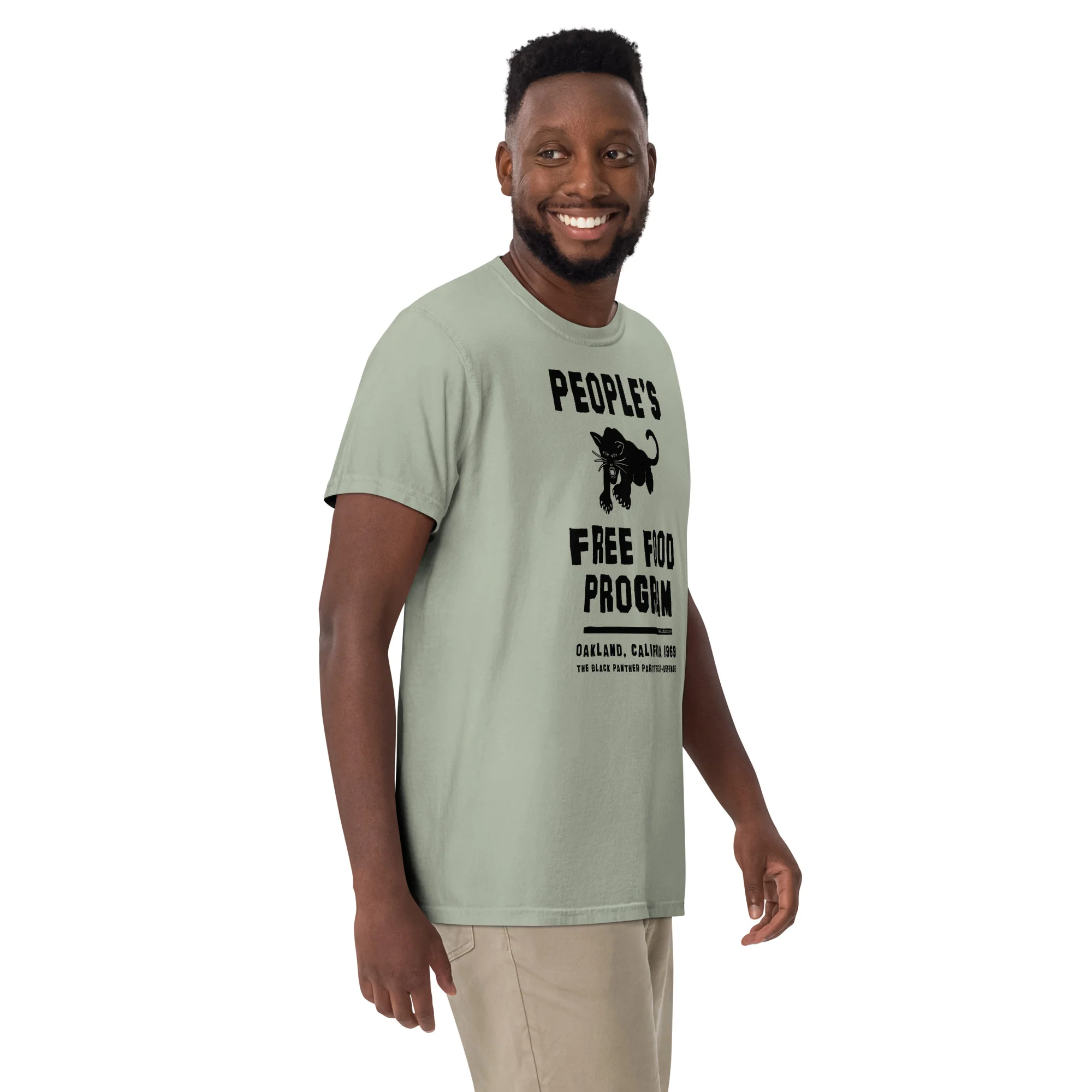 People's Free Food Program Heavyweight Premium T-shirt - Image 2