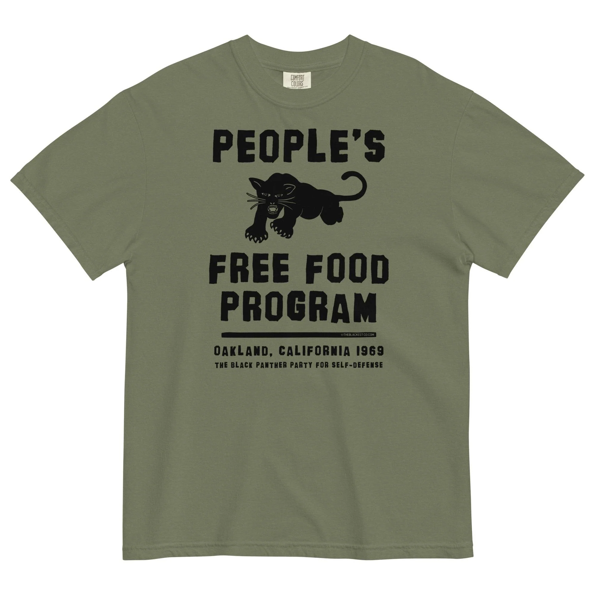 People's Free Food Program Heavyweight Premium T-shirt - Image 3