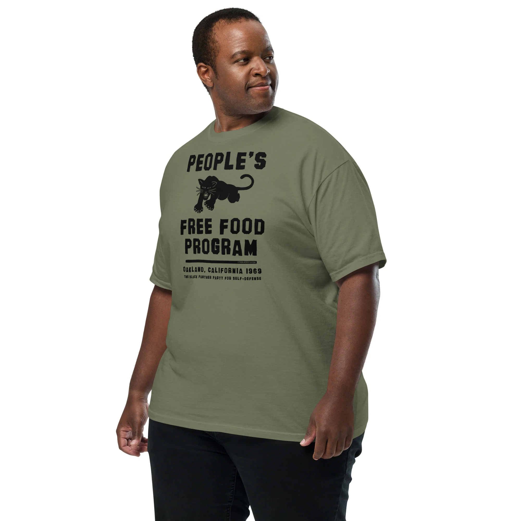 People's Free Food Program Heavyweight Premium T-shirt - Image 4
