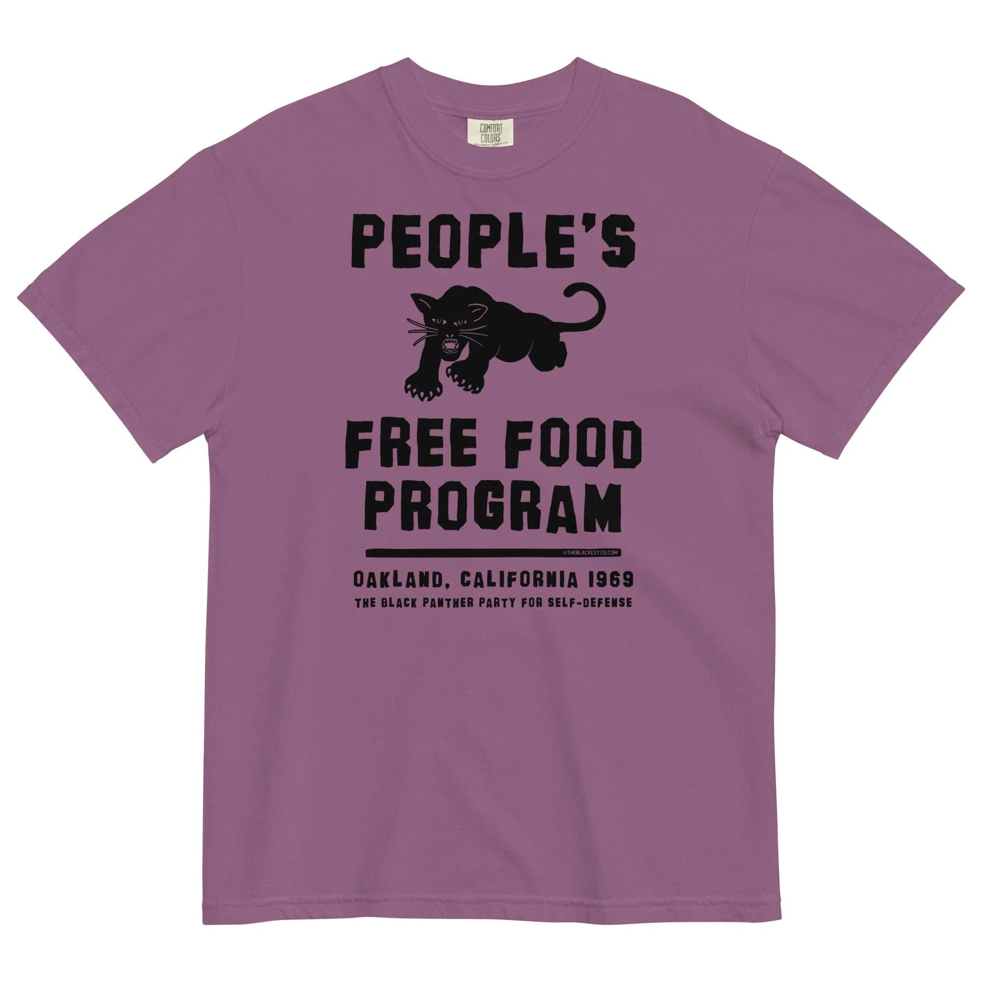People's Free Food Program Heavyweight Premium T-shirt - Image 6