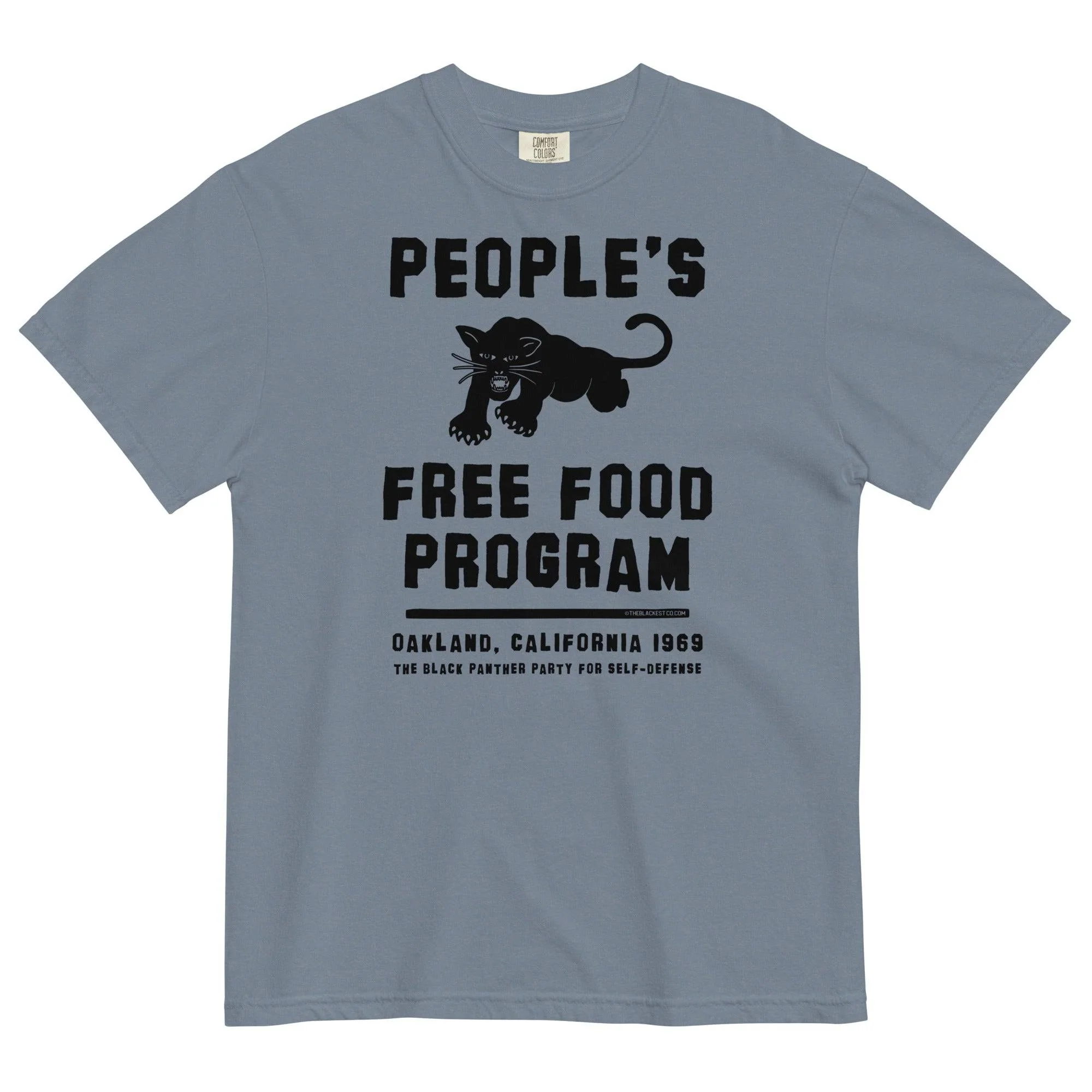 People's Free Food Program Heavyweight Premium T-shirt - Image 7