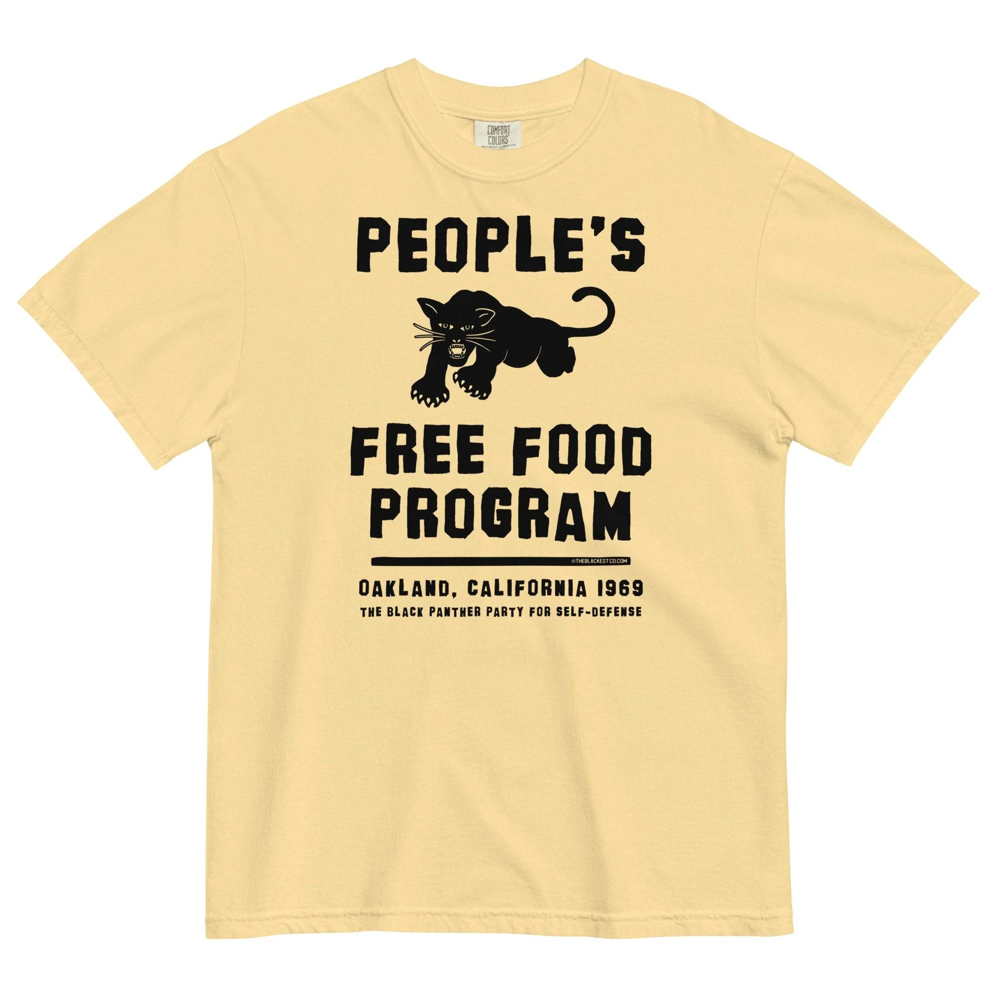 People's Free Food Program Heavyweight Premium T-shirt - Image 9