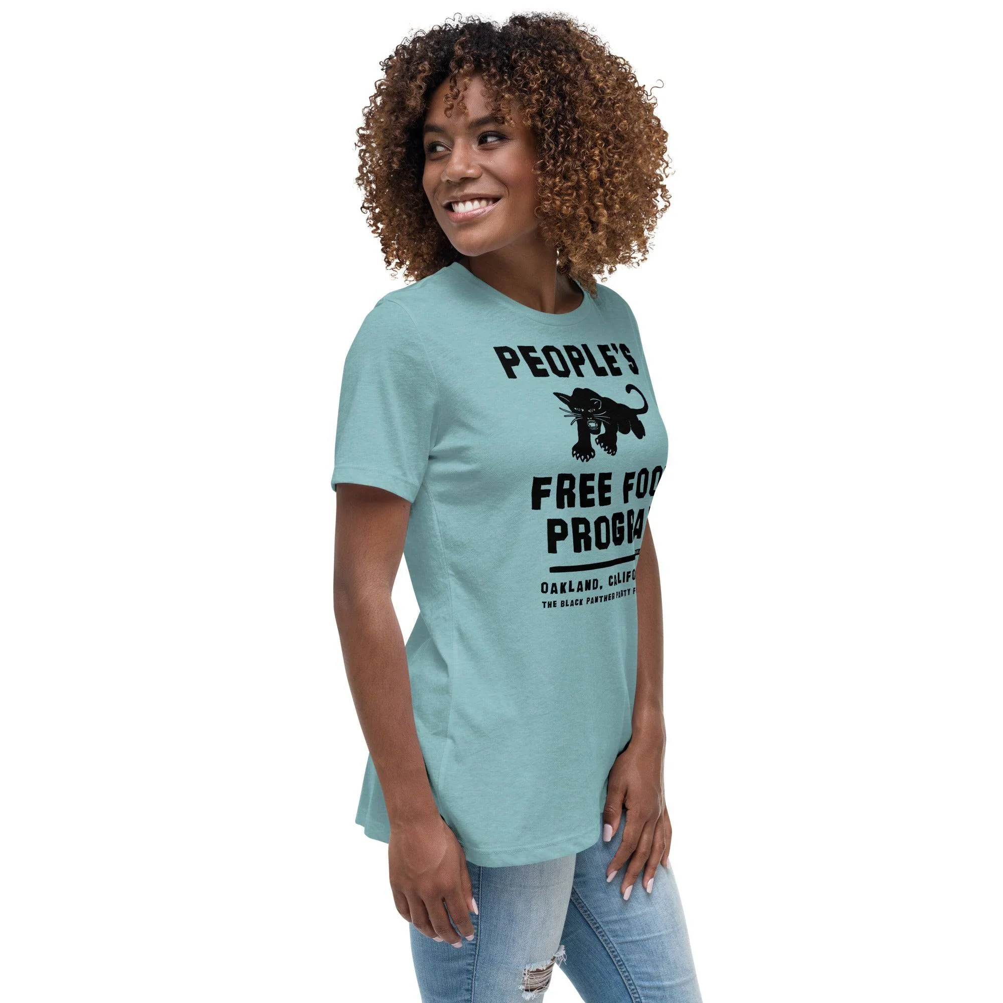 People's Free Food Program Women's Relaxed T-Shirt - Image 4