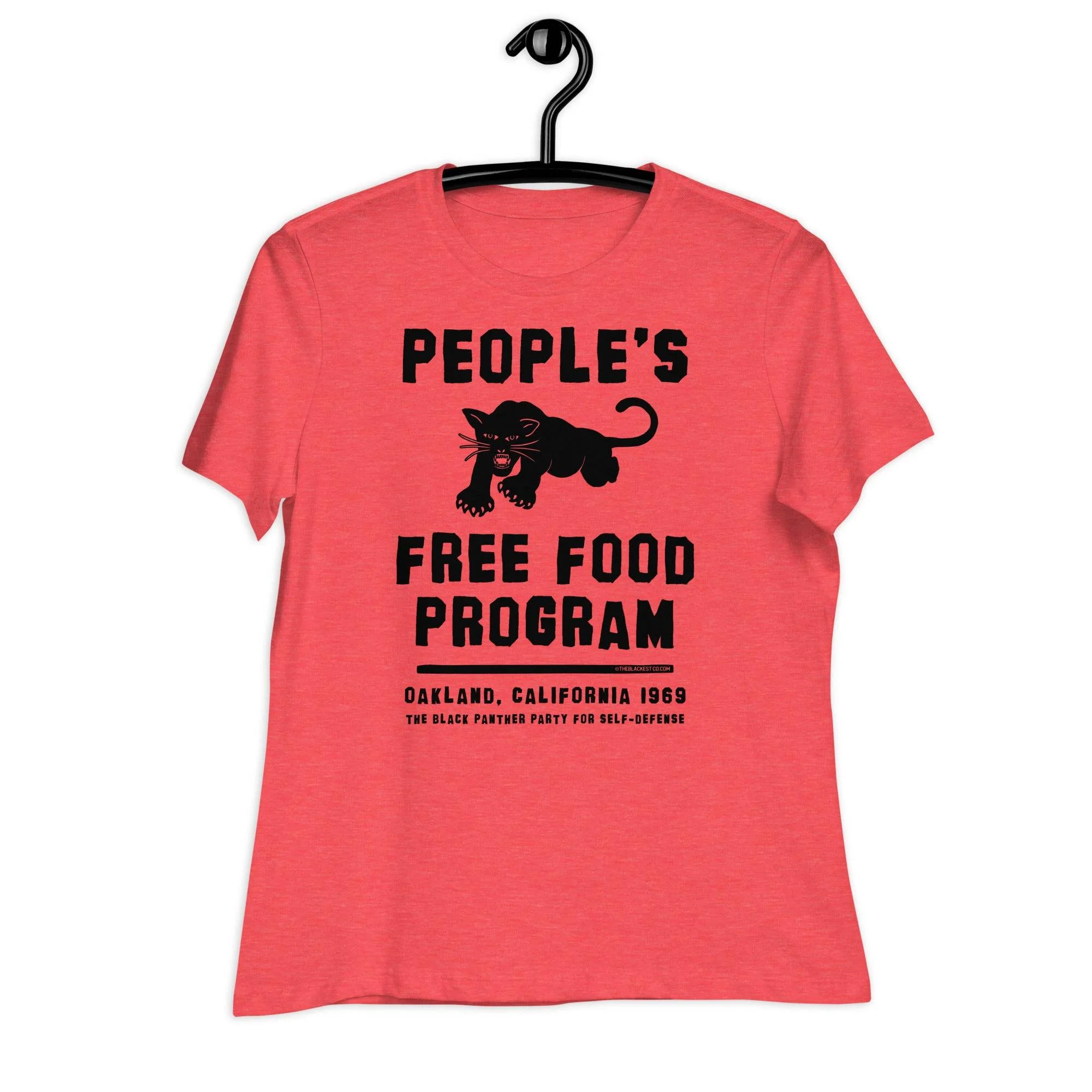 People's Free Food Program Women's Relaxed T-Shirt - Image 5