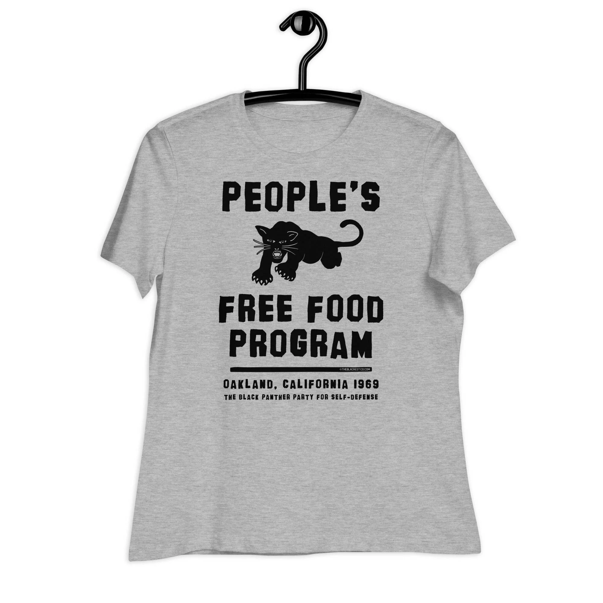 People's Free Food Program Women's Relaxed T-Shirt - Image 7