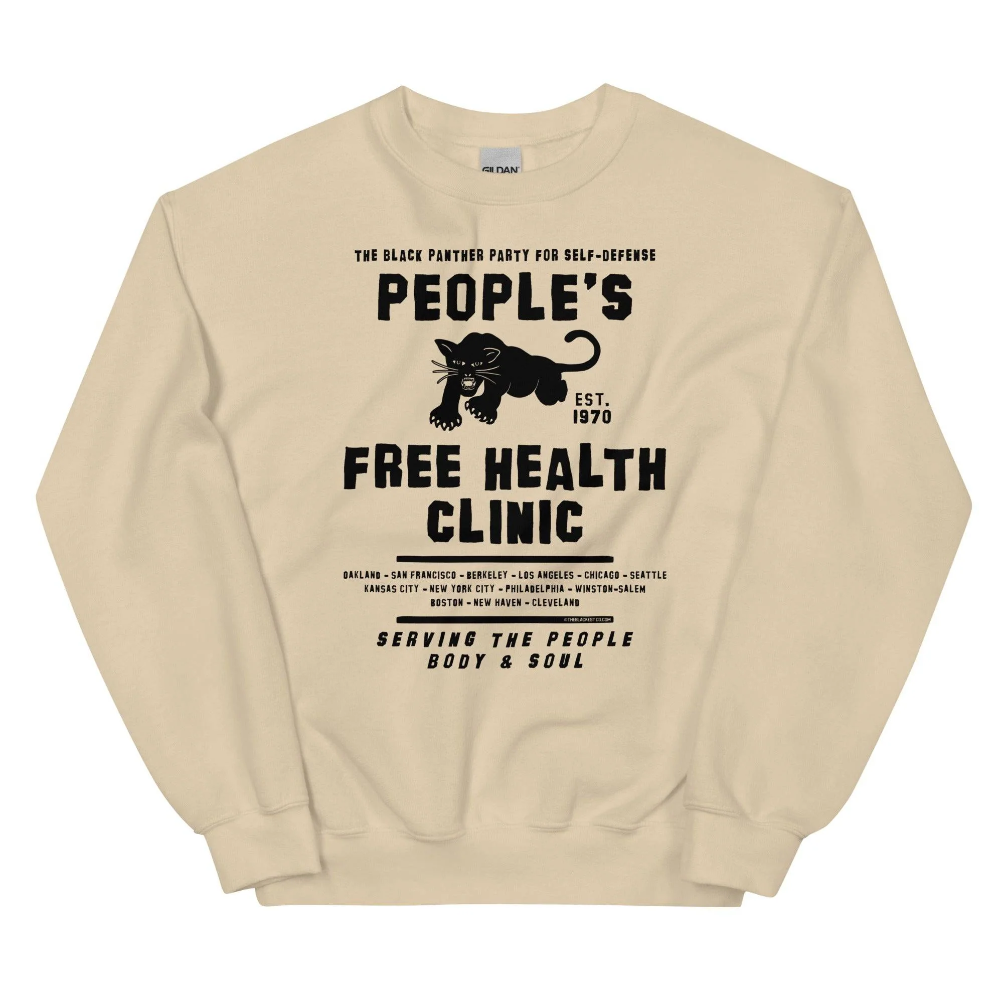 People's Free Health Clinic BPP Unisex Sweatshirt - Image 10