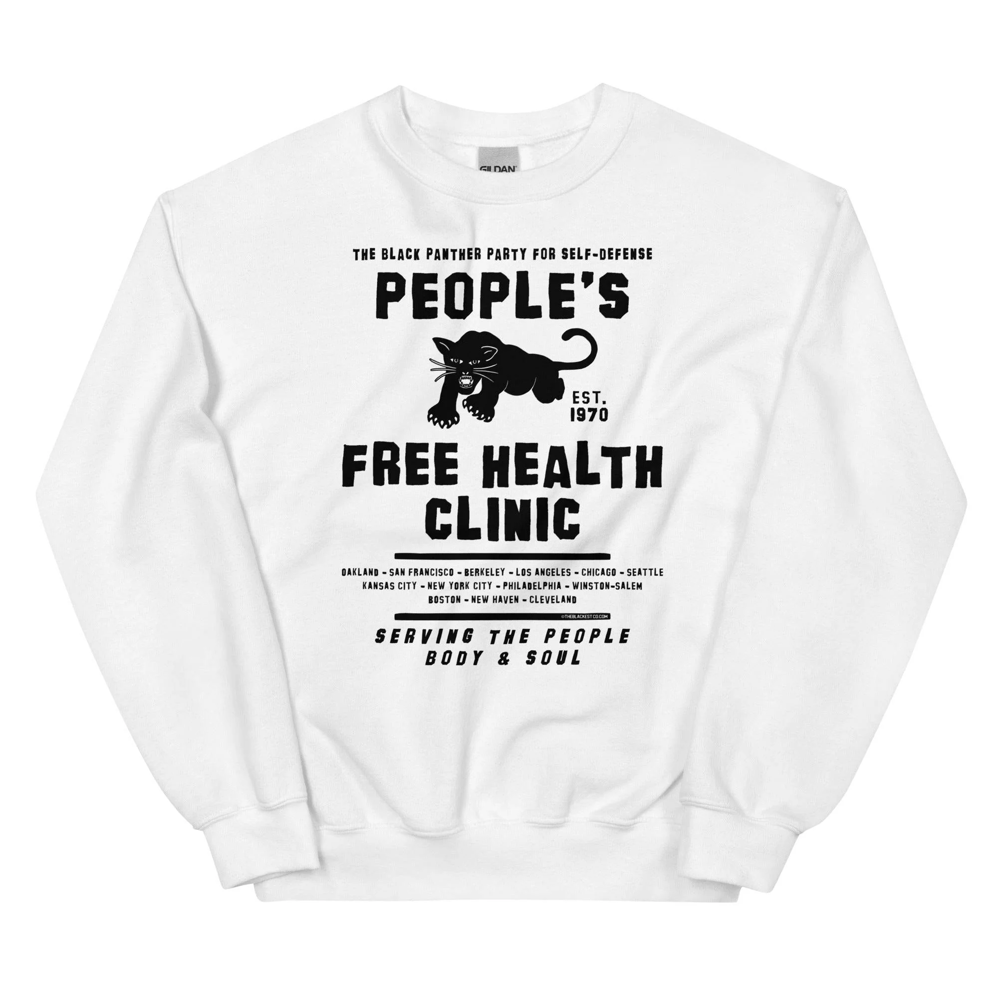 People's Free Health Clinic BPP Unisex Sweatshirt - Image 12