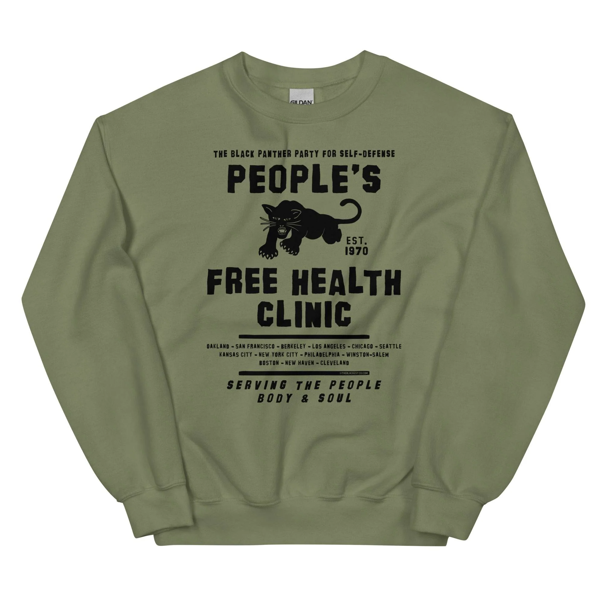 People's Free Health Clinic BPP Unisex Sweatshirt - Image 8