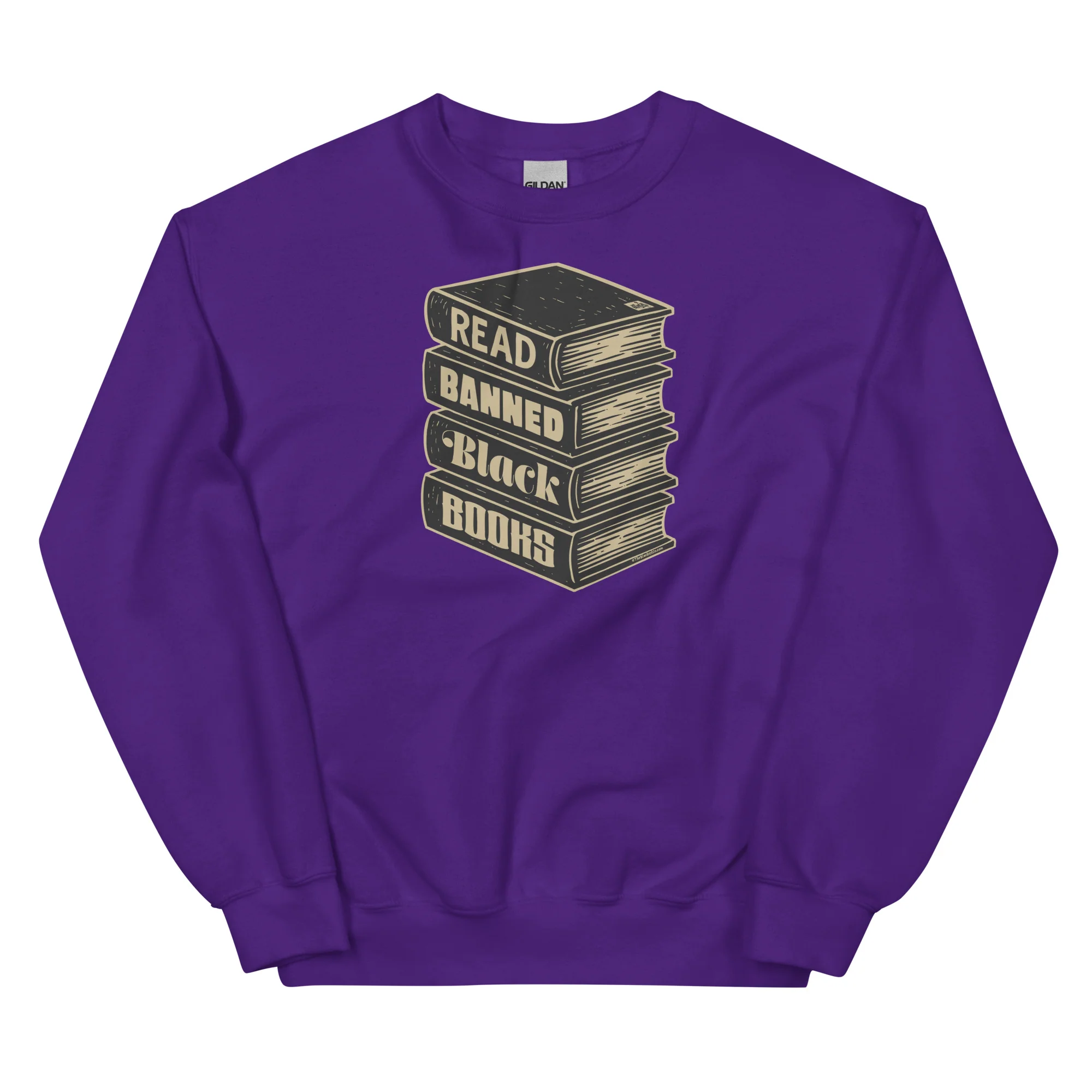 Read Banned Black Books Unisex Crewneck Sweatshirt - Image 5