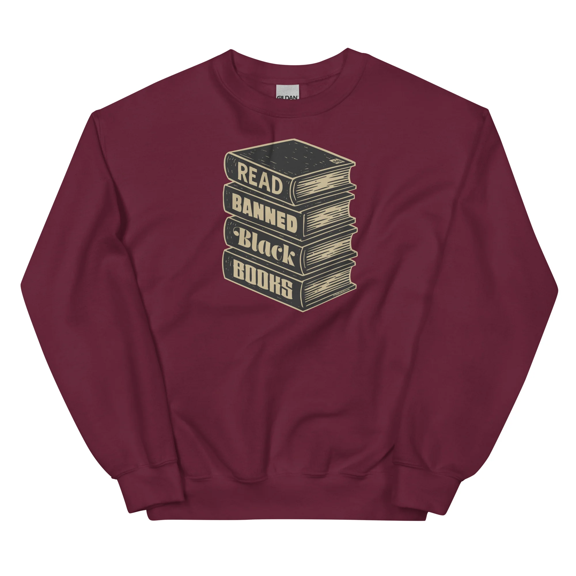 Read Banned Black Books Unisex Crewneck Sweatshirt - Image 6