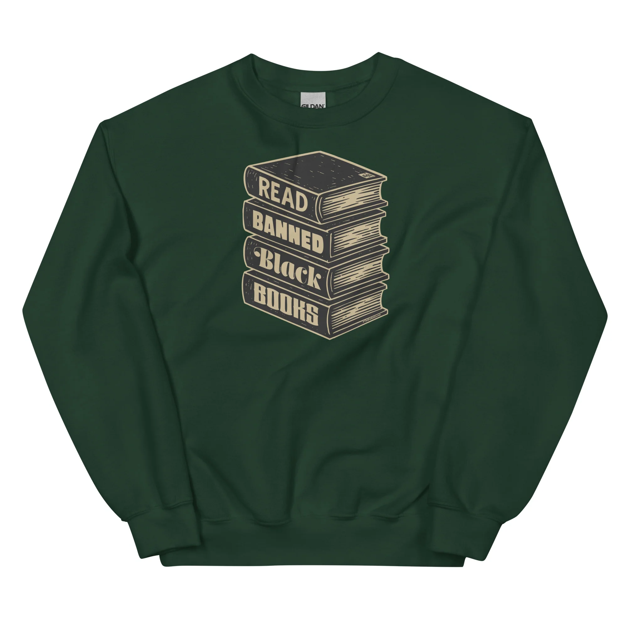Read Banned Black Books Unisex Crewneck Sweatshirt - Image 7