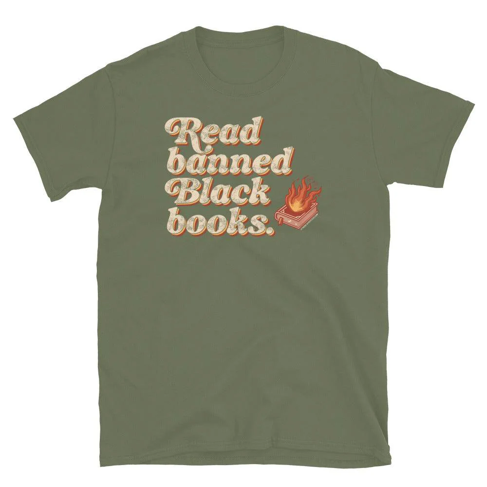 Read Banned Black Books Unisex T-Shirt - Image 11