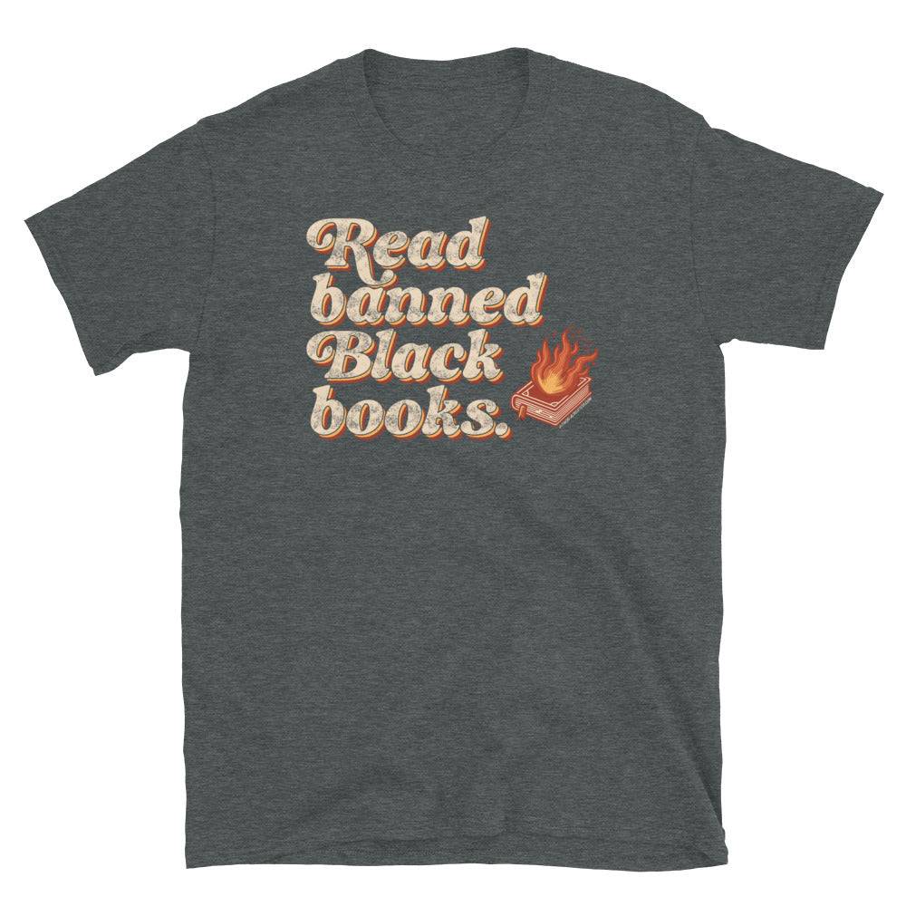 Read Banned Black Books Unisex T-Shirt - Image 5