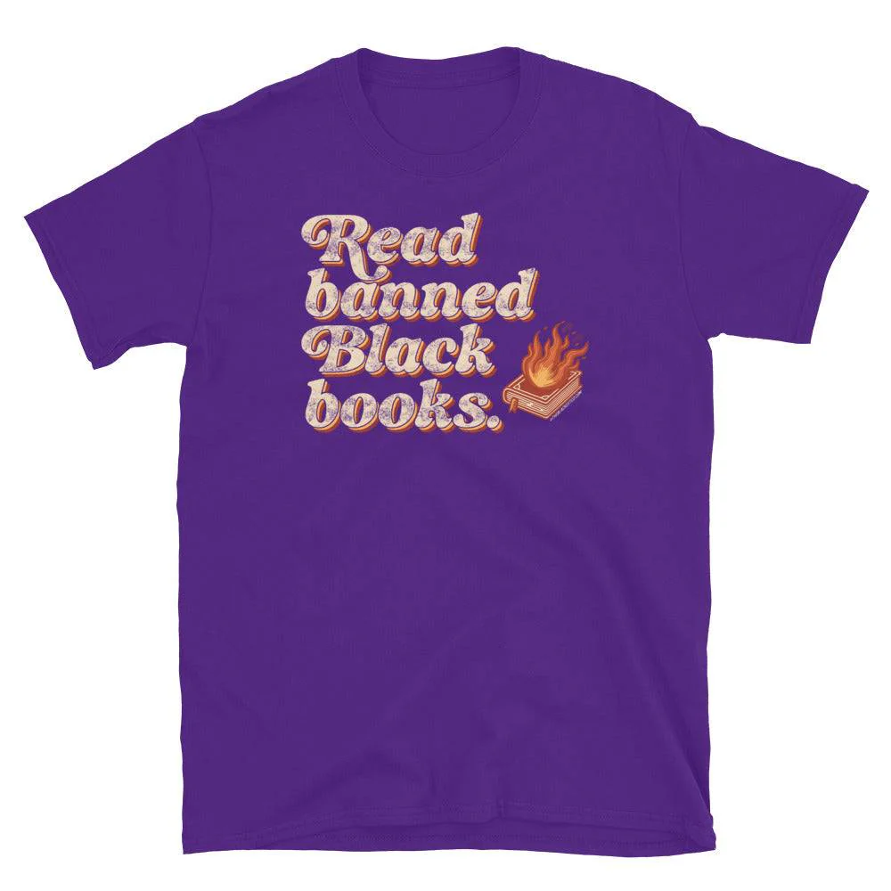 Read Banned Black Books Unisex T-Shirt - Image 7