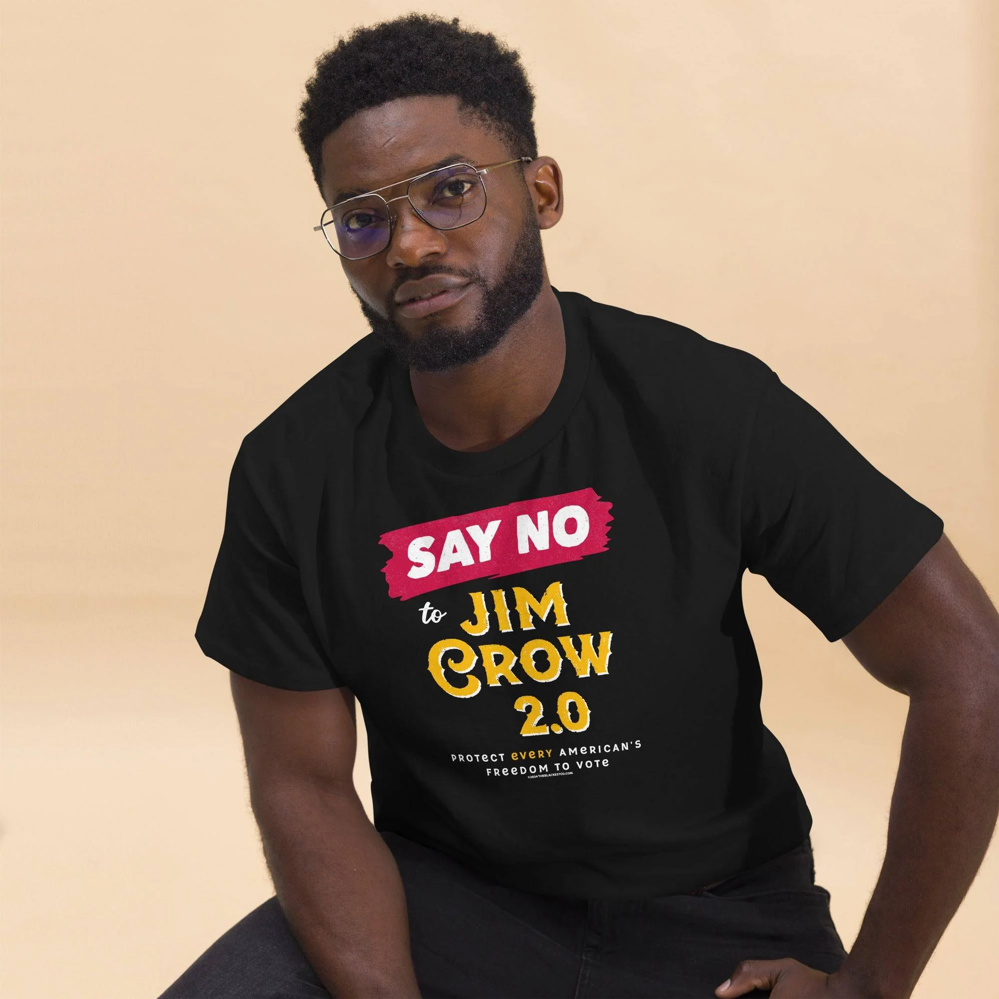 Say No To Jim Crow 2.0 Unisex Staple T-Shirt - Image 11