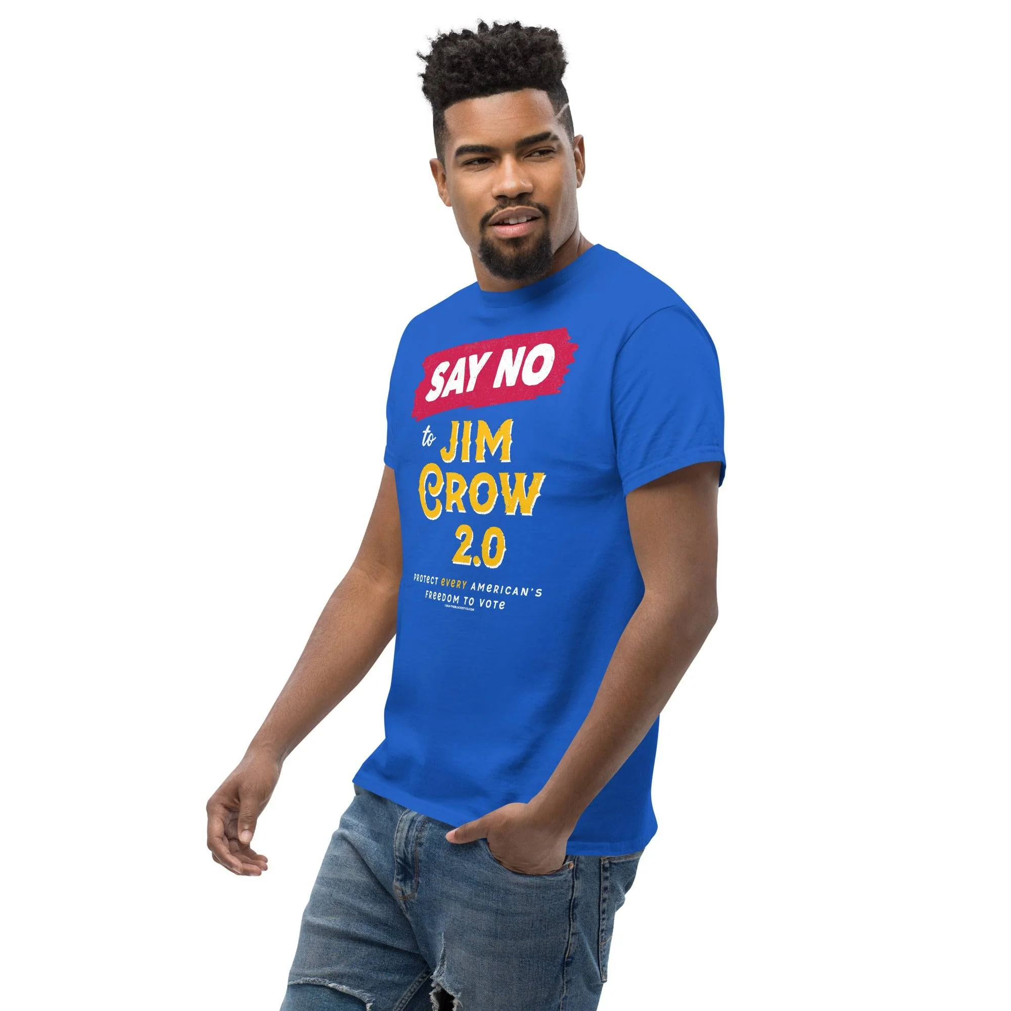 Say No To Jim Crow 2.0 Unisex Staple T-Shirt - Image 12
