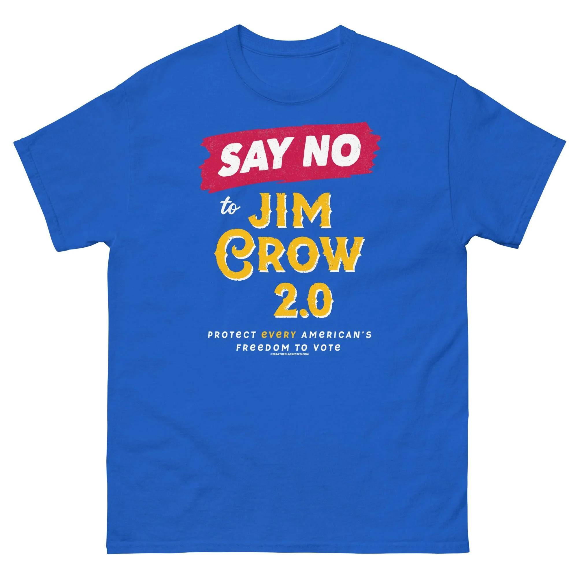 Say No To Jim Crow 2.0 Unisex Staple T-Shirt - Image 7