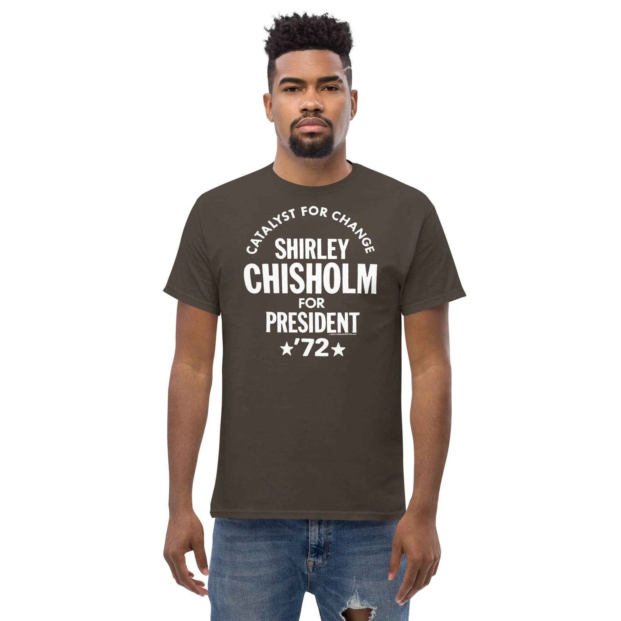 Shirley Chisholm For President 72 Unisex T-Shirt - Image 5