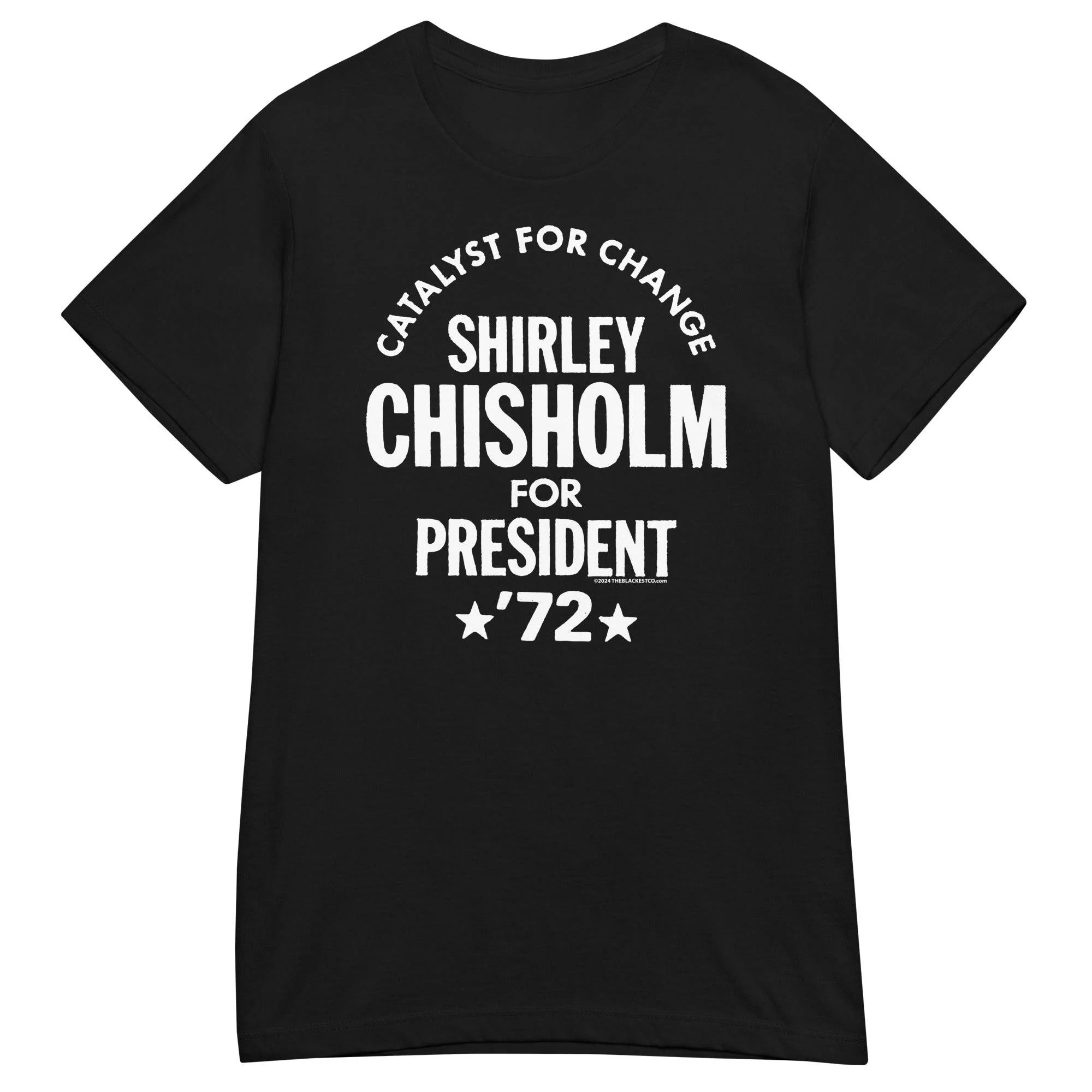 Shirley Chisholm For President 72 Women’s T-shirt - Image 3
