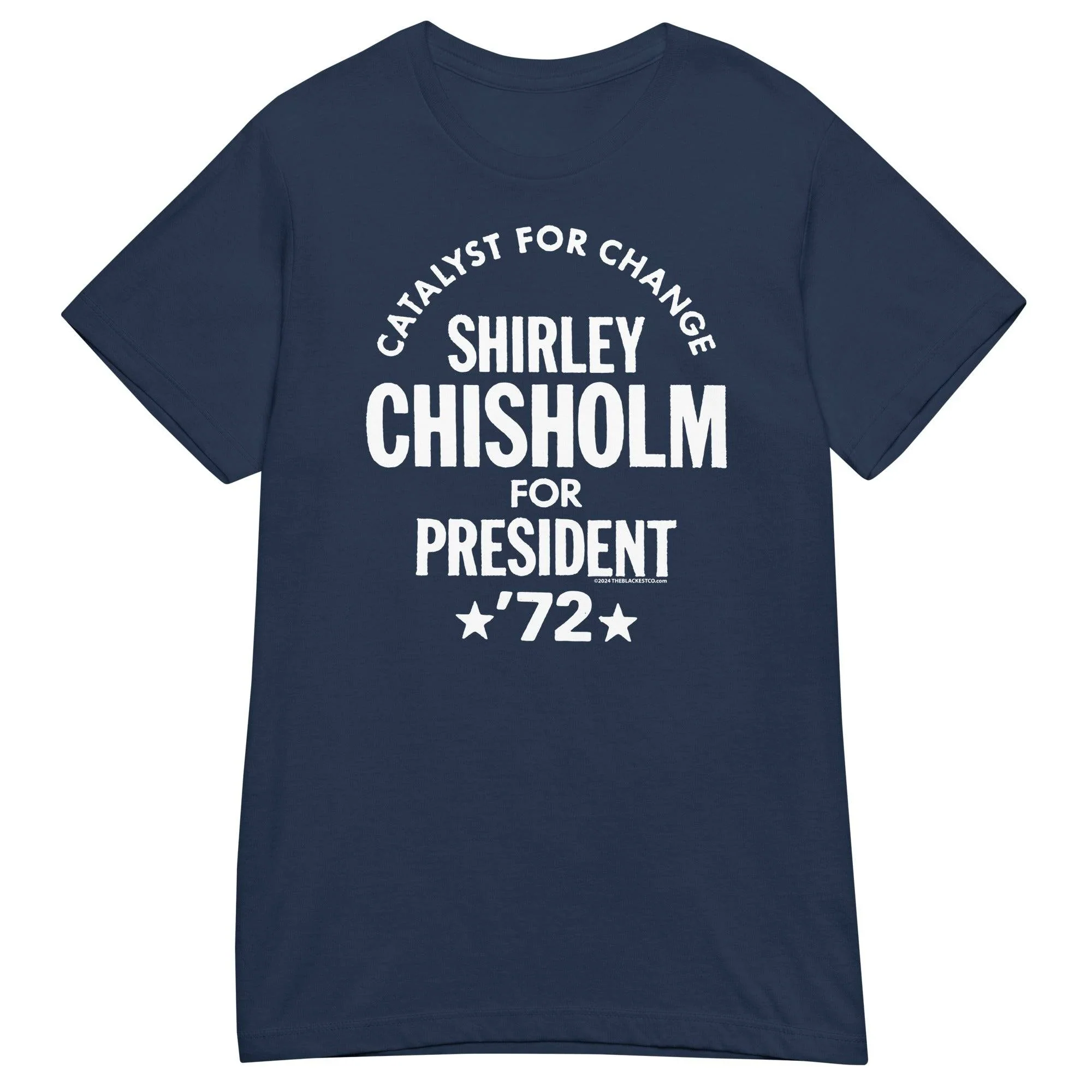Shirley Chisholm For President 72 Women’s T-shirt - Image 4