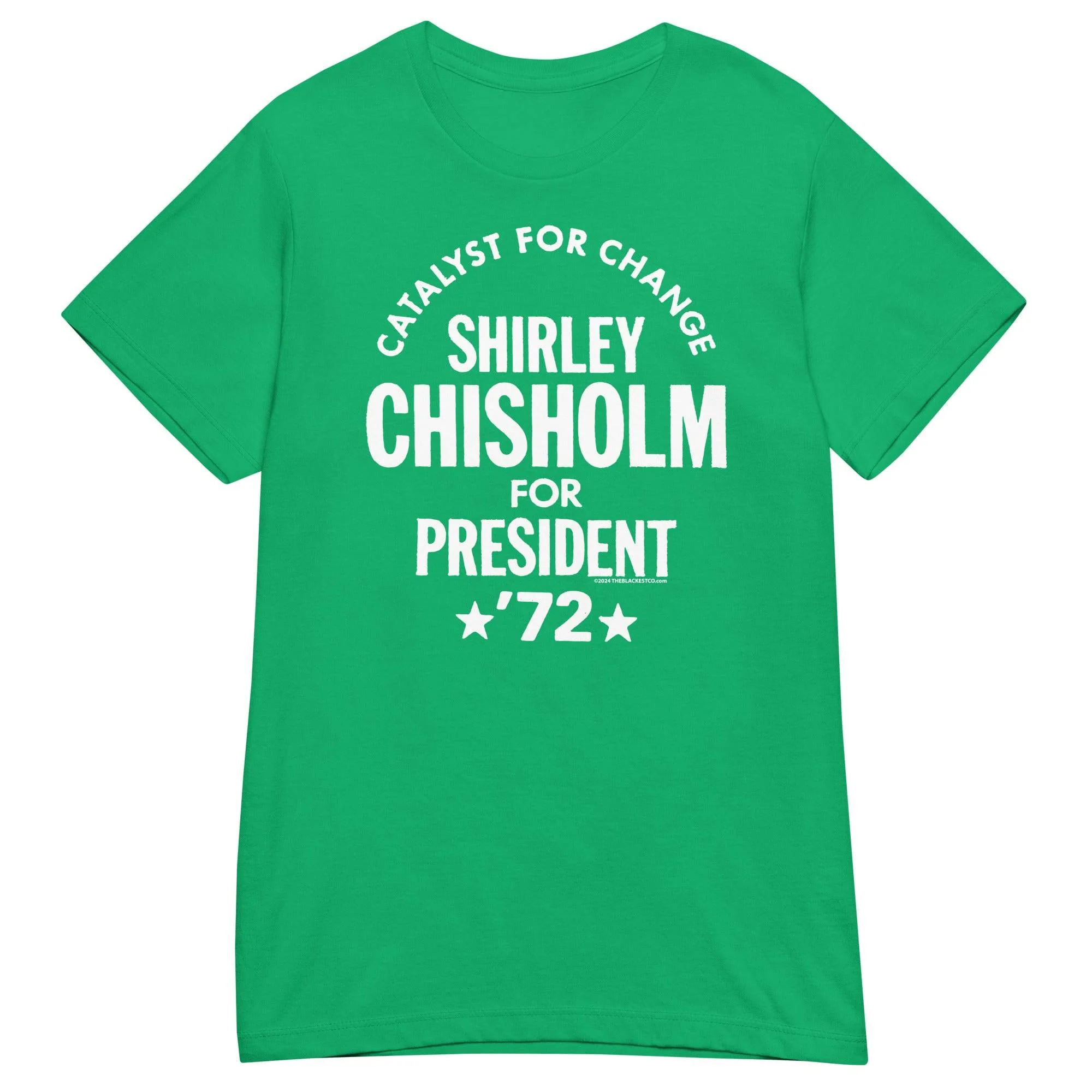 Shirley Chisholm For President 72 Women’s T-shirt - Image 5