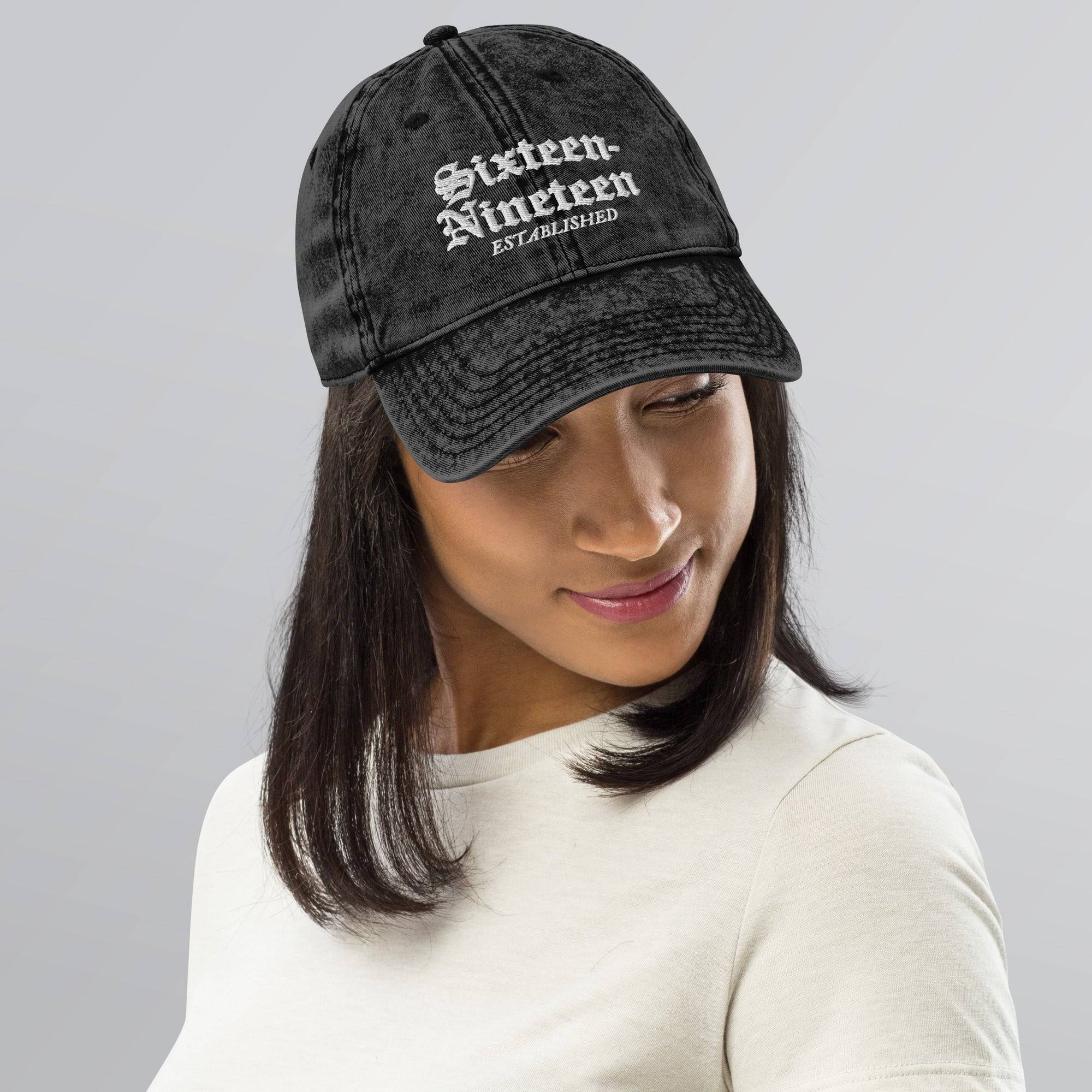 Sixteen-Nineteen Vintage Cotton Twill Cap - Image 7