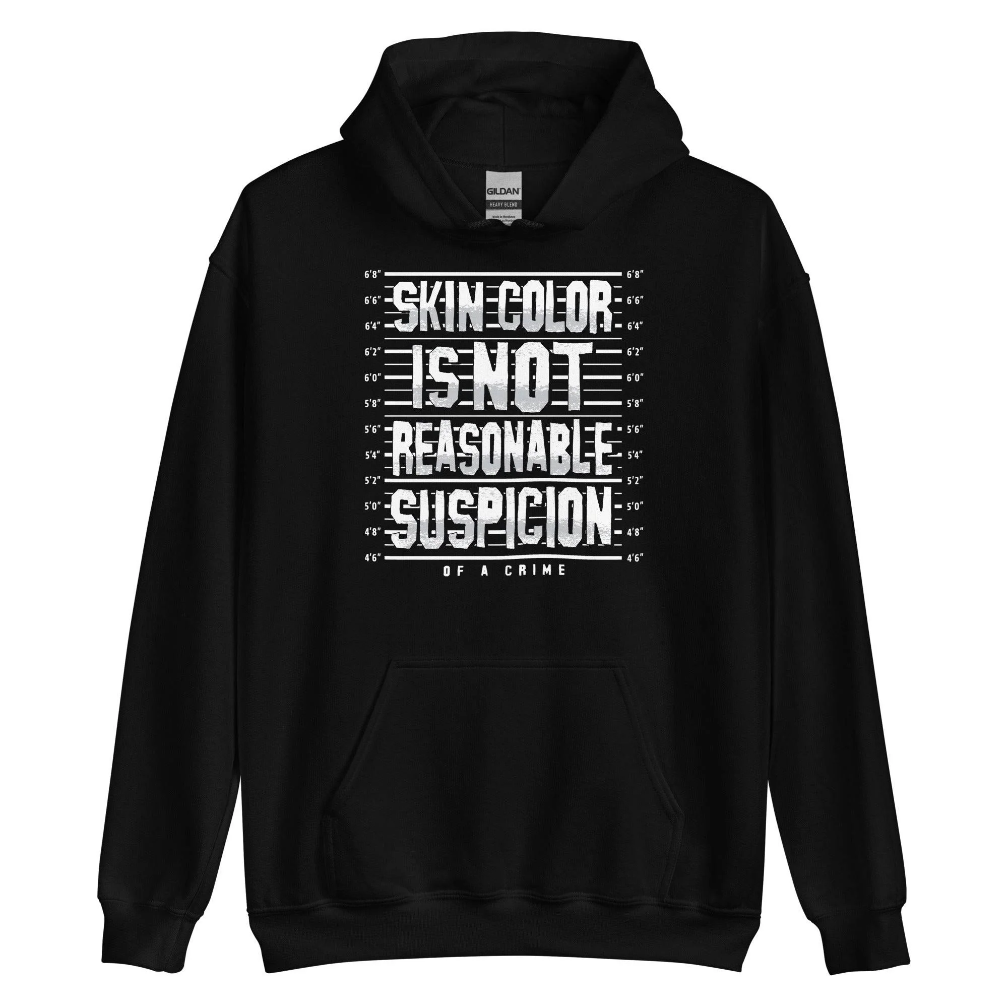 Skin Color Is Not A Crime Unisex Hoodie by TheBlackest Co.