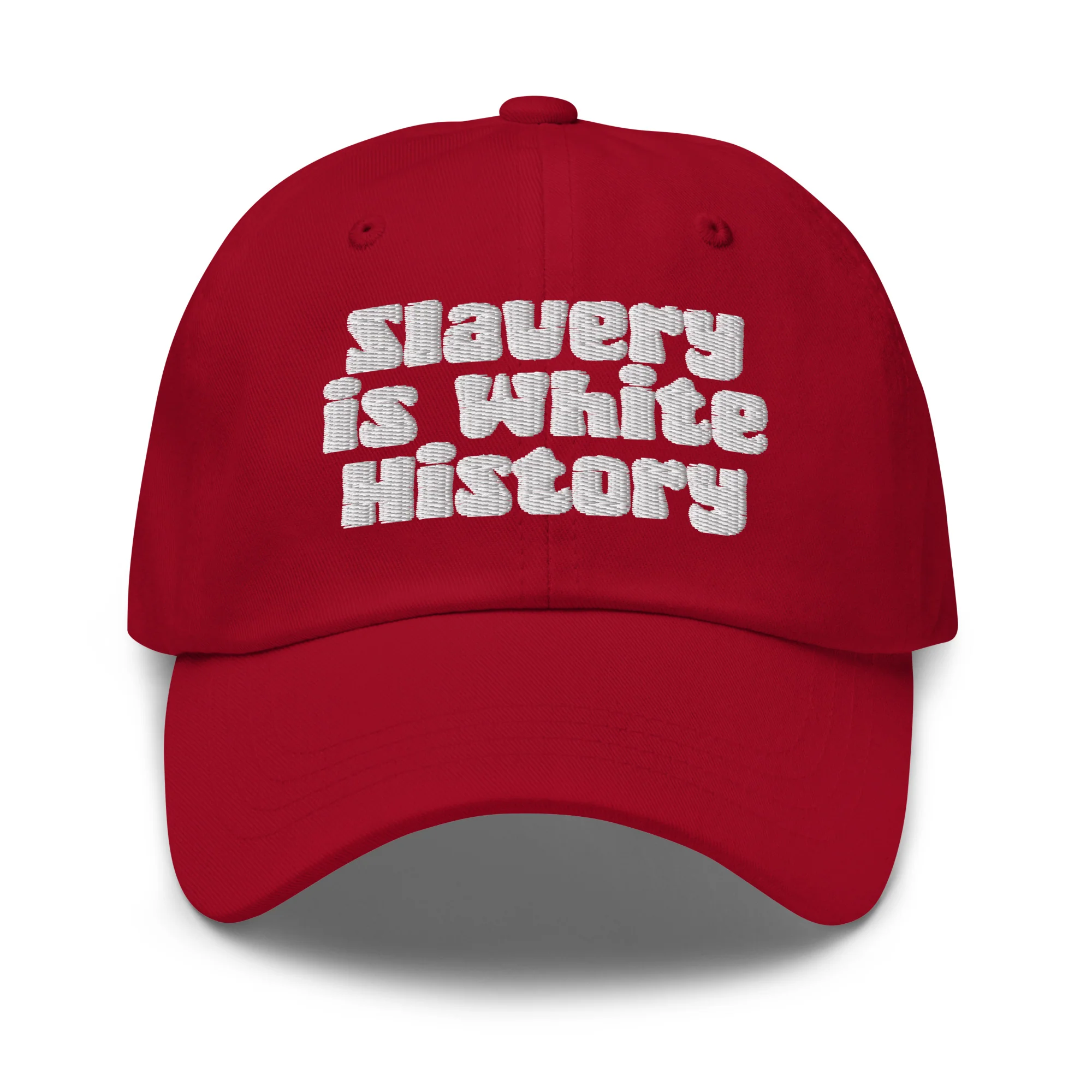 Slavery Is White History Embroidered Dad Hat - Image 11