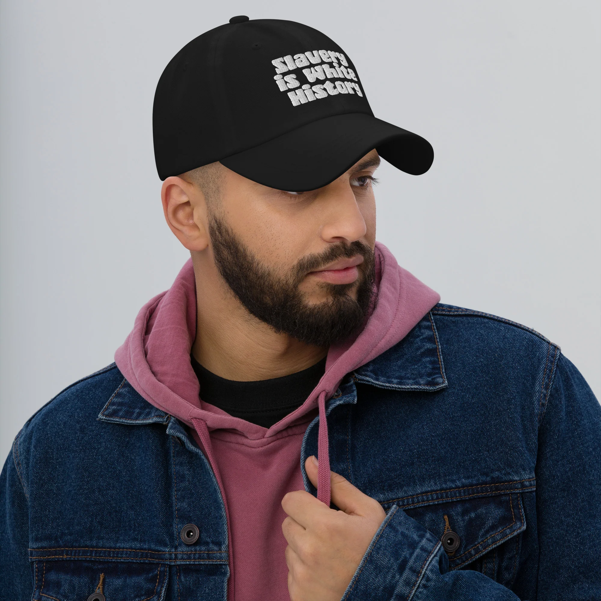 Slavery Is White History Embroidered Dad Hat - Image 5