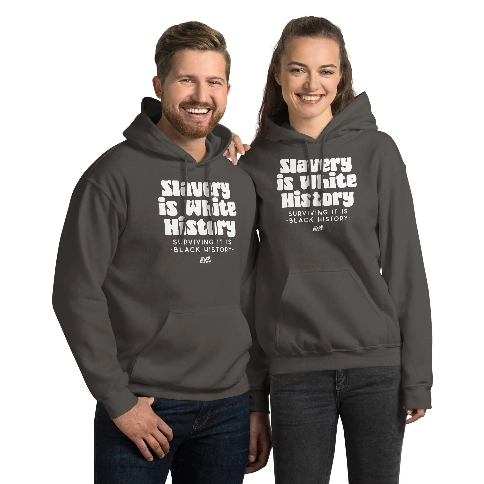 Slavery Is White History Hoodie - ALLY VERSION | by TheBlackest Co. - Image 2