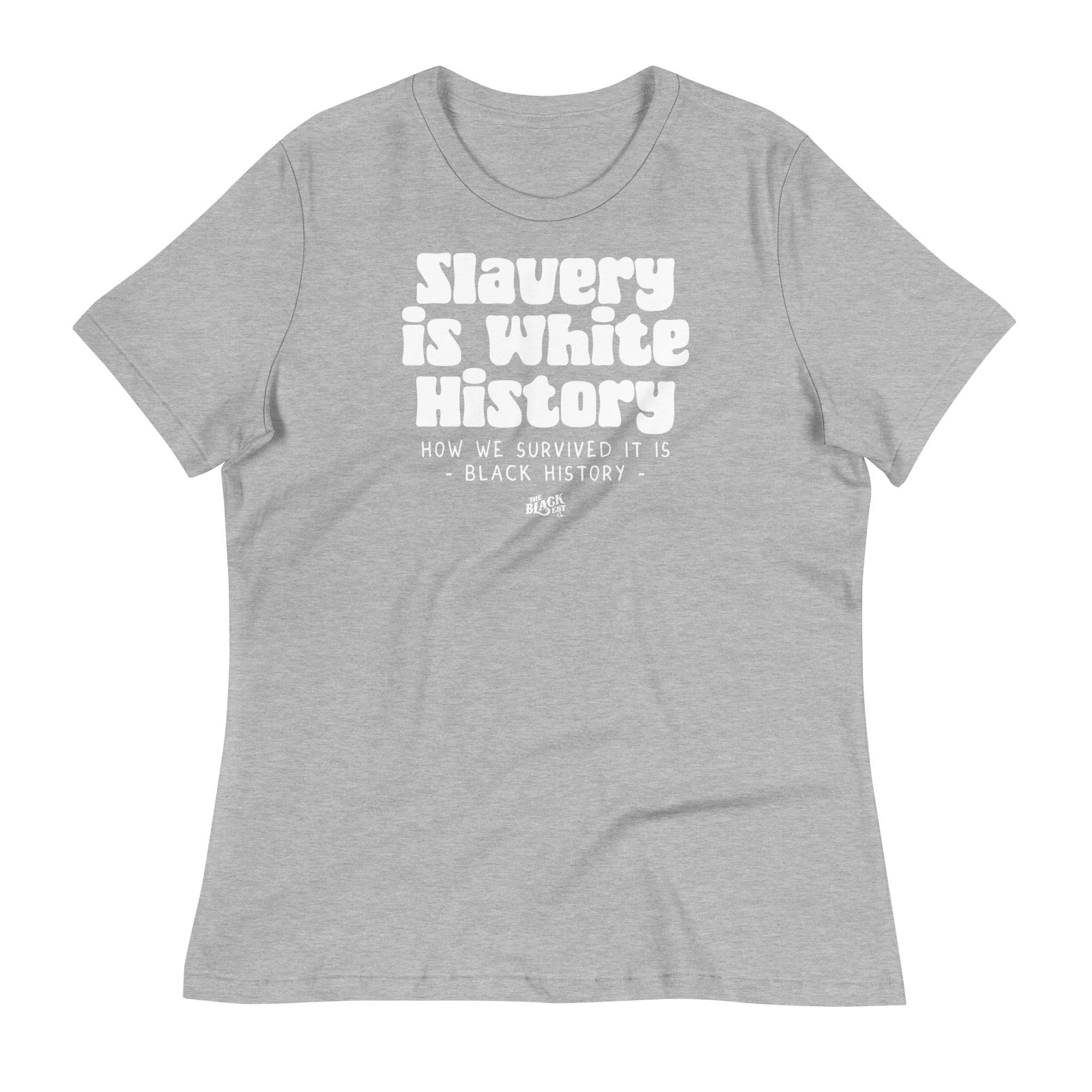 Slavery Is White History Womens Relaxed T-Shirt - Image 10