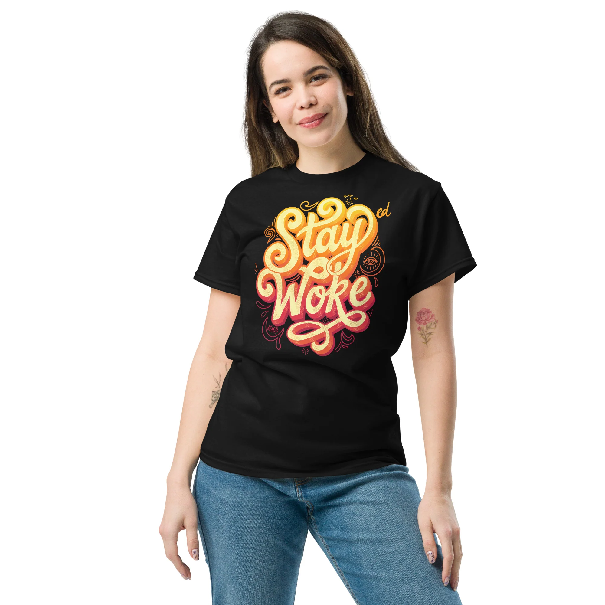 Stayed Woke Unisex Staple T-Shirt - Image 4