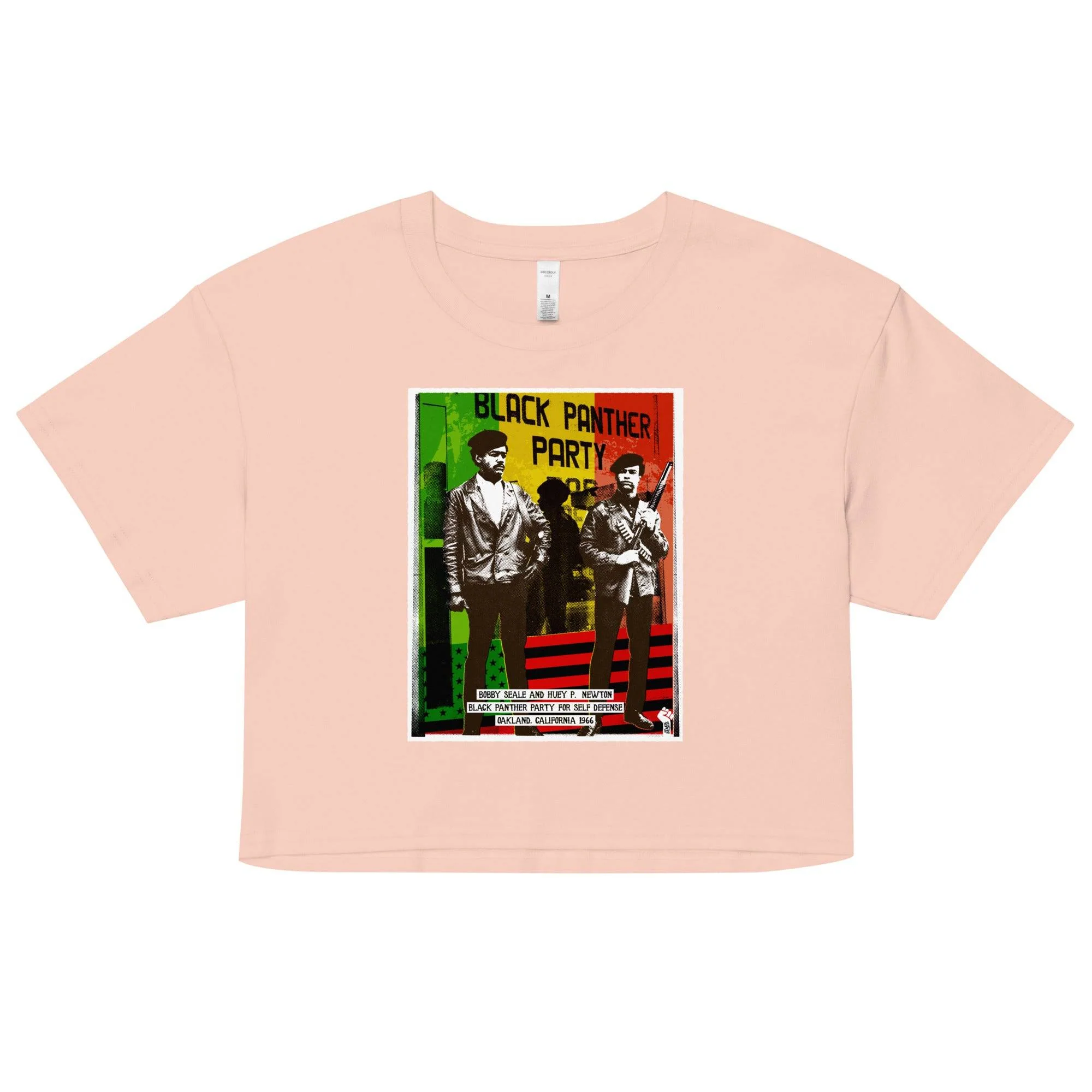 Black Panther Party Pan-African Crop Top Tee - Image 7