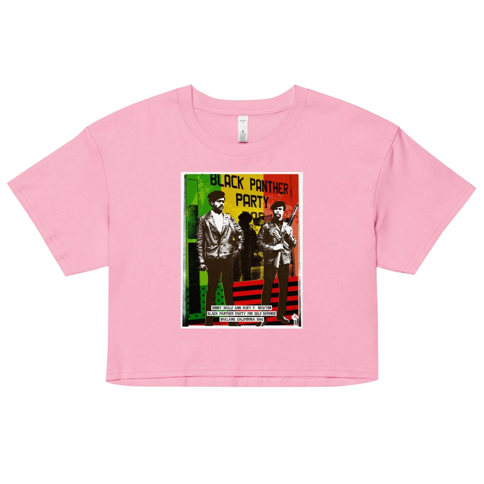 Black Panther Party Pan-African Crop Top Tee - Image 8