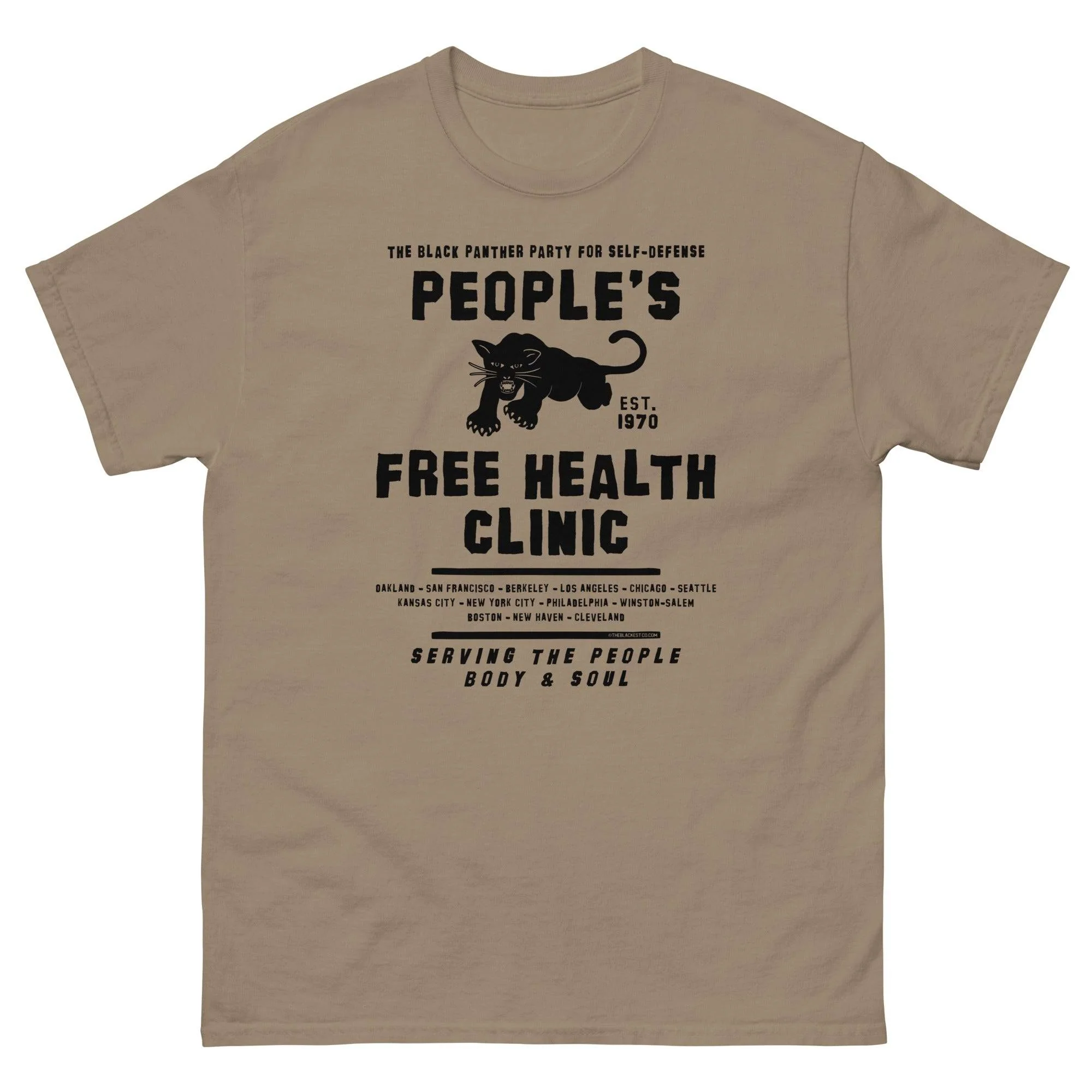 People's Free Health Clinic The Black Panthers T-Shirt - Image 5
