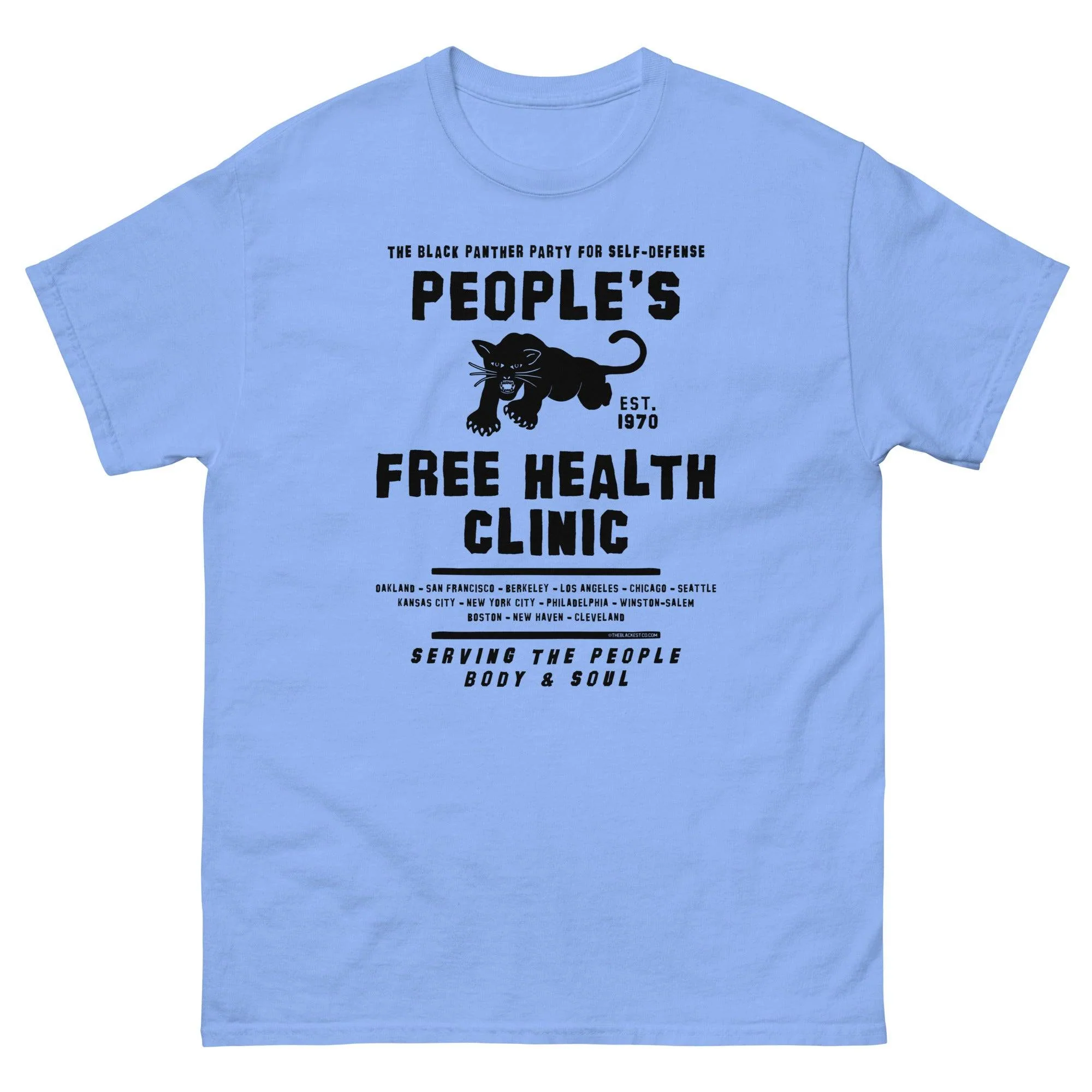 People's Free Health Clinic The Black Panthers T-Shirt - Image 6