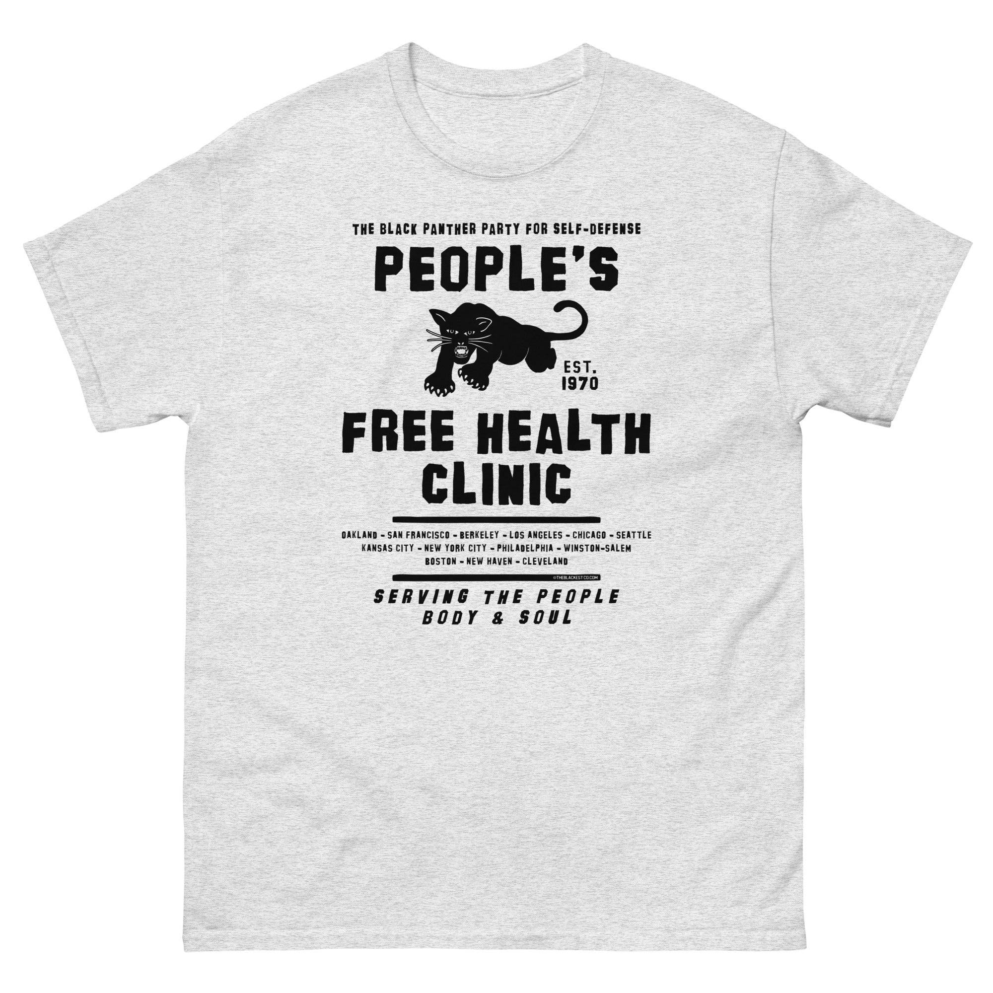 People's Free Health Clinic The Black Panthers T-Shirt - Image 8