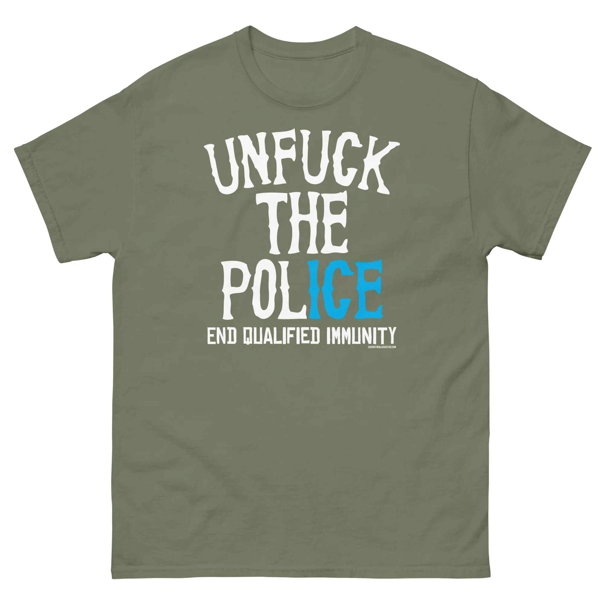 Unfuck The Police Unisex Staple T-shirt - Image 4