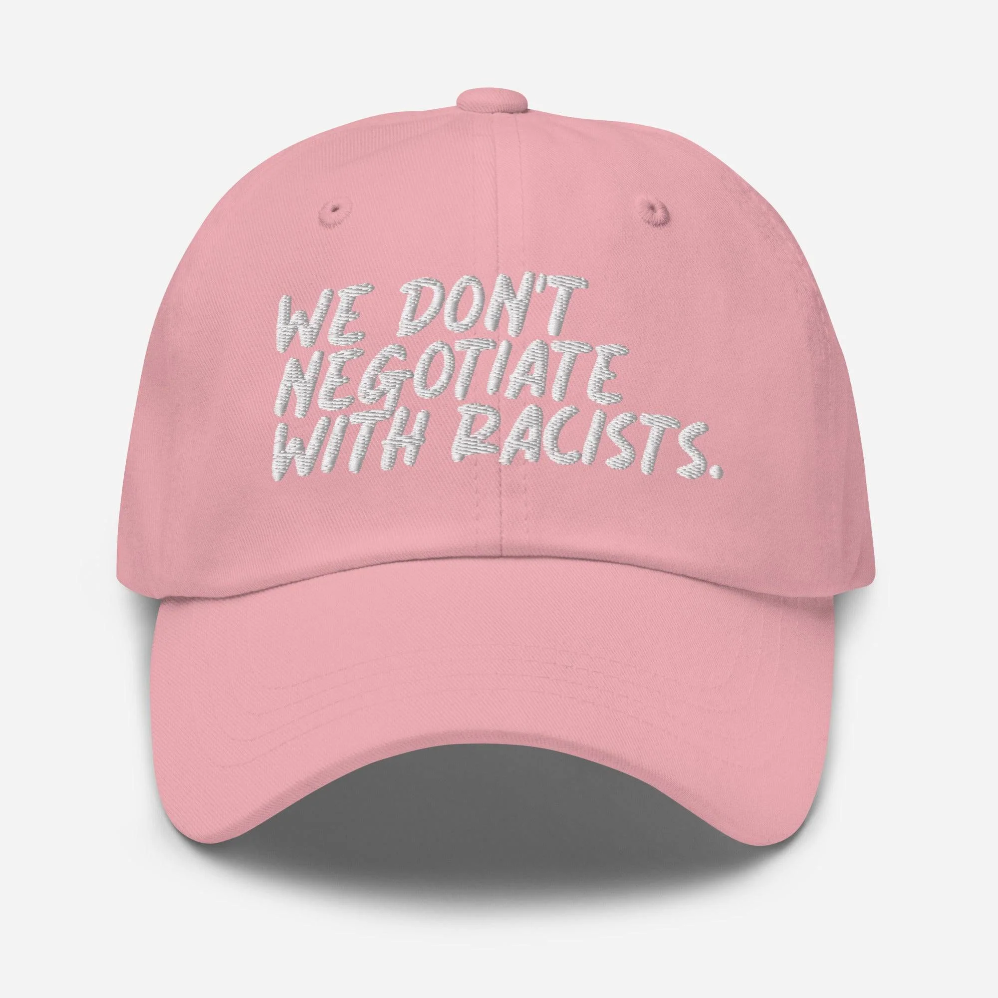 We Don't Negotiate With Racists Baseball Cap - Image 11