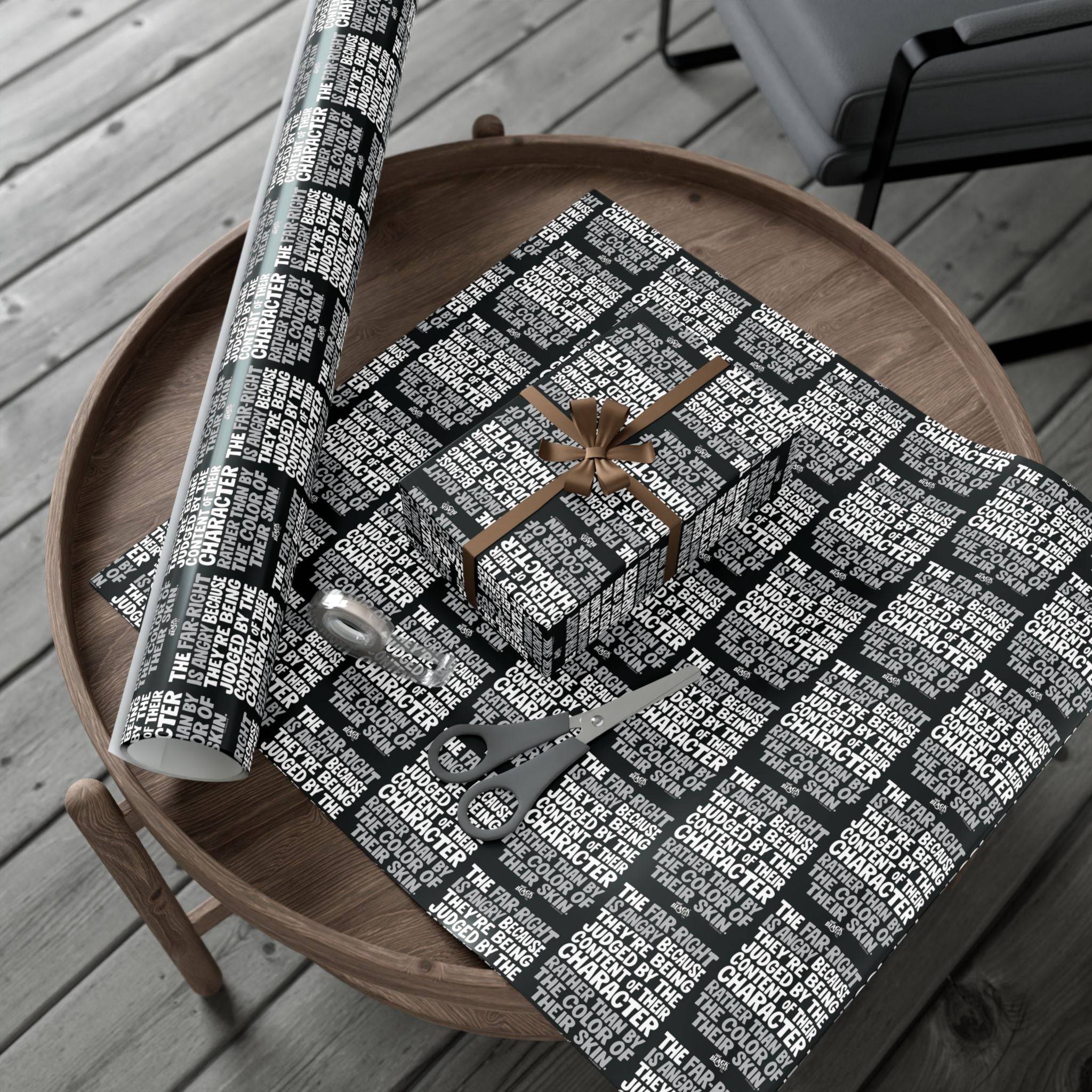 Why The Far Right Is Angry Quote Gift Wrapping Paper - Image 3