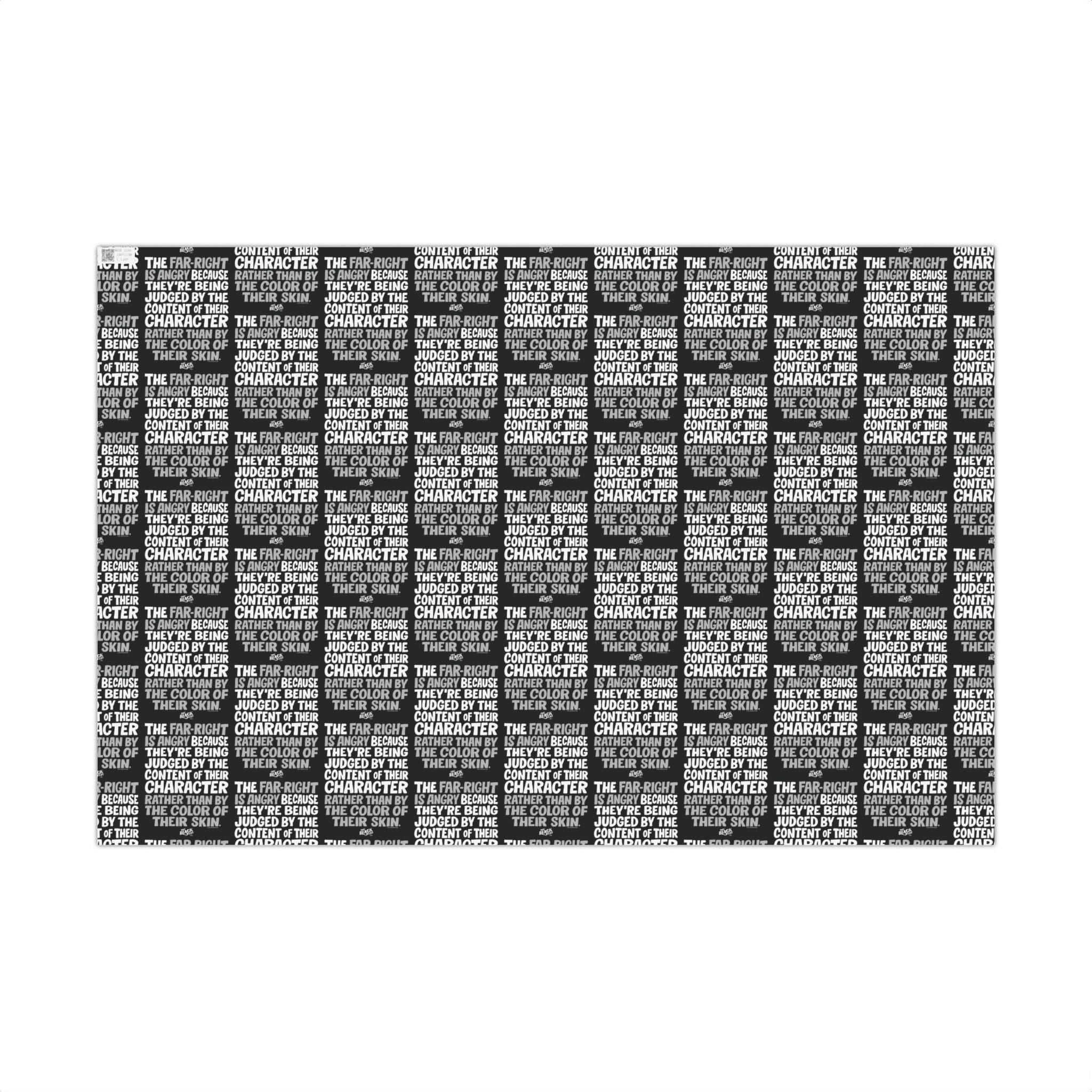 Why The Far Right Is Angry Quote Gift Wrapping Paper - Image 4