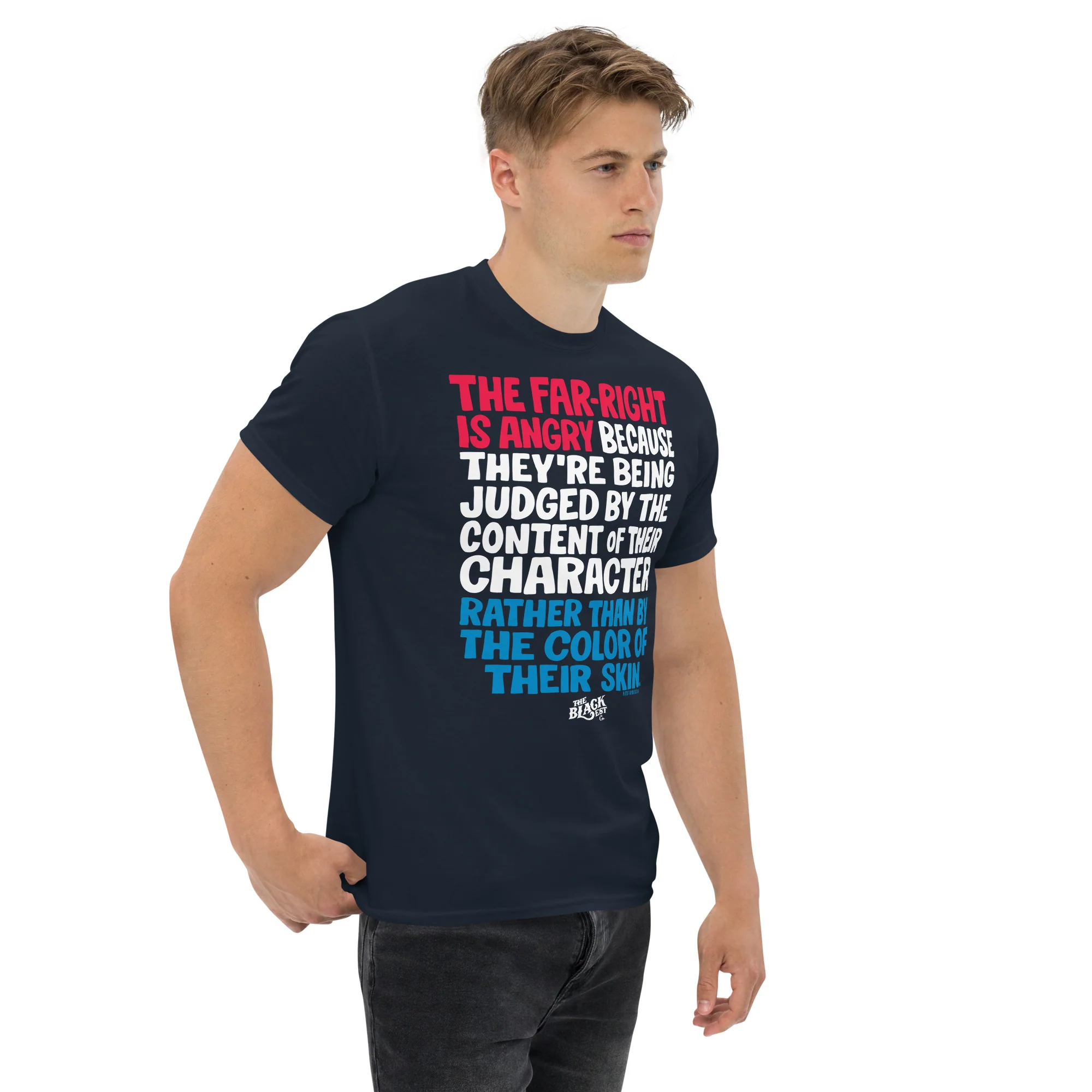 Why The Far Right Is Angry RWB T-Shirt by TheBlackest Co. - Image 2