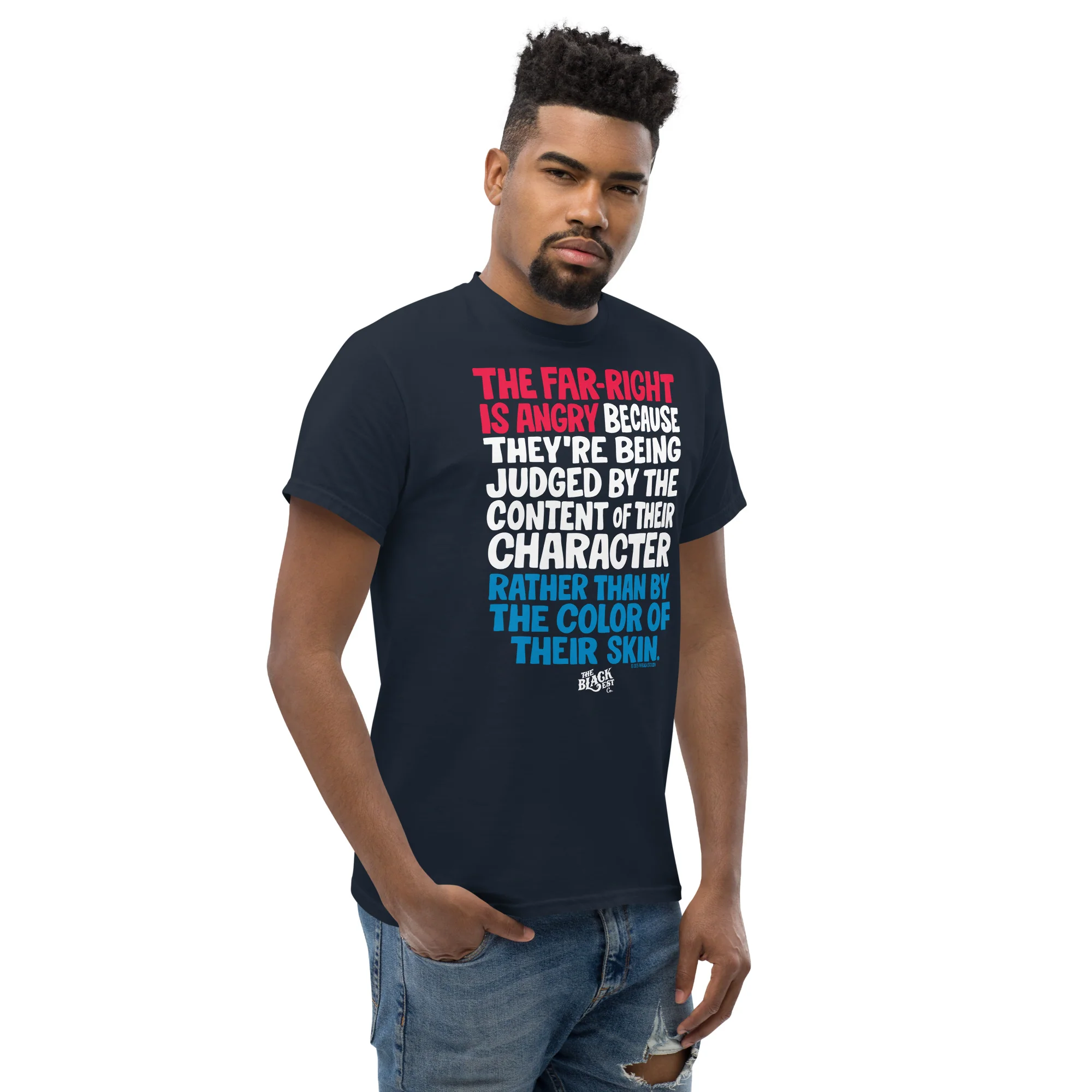 Why The Far Right Is Angry RWB T-Shirt by TheBlackest Co. - Image 3
