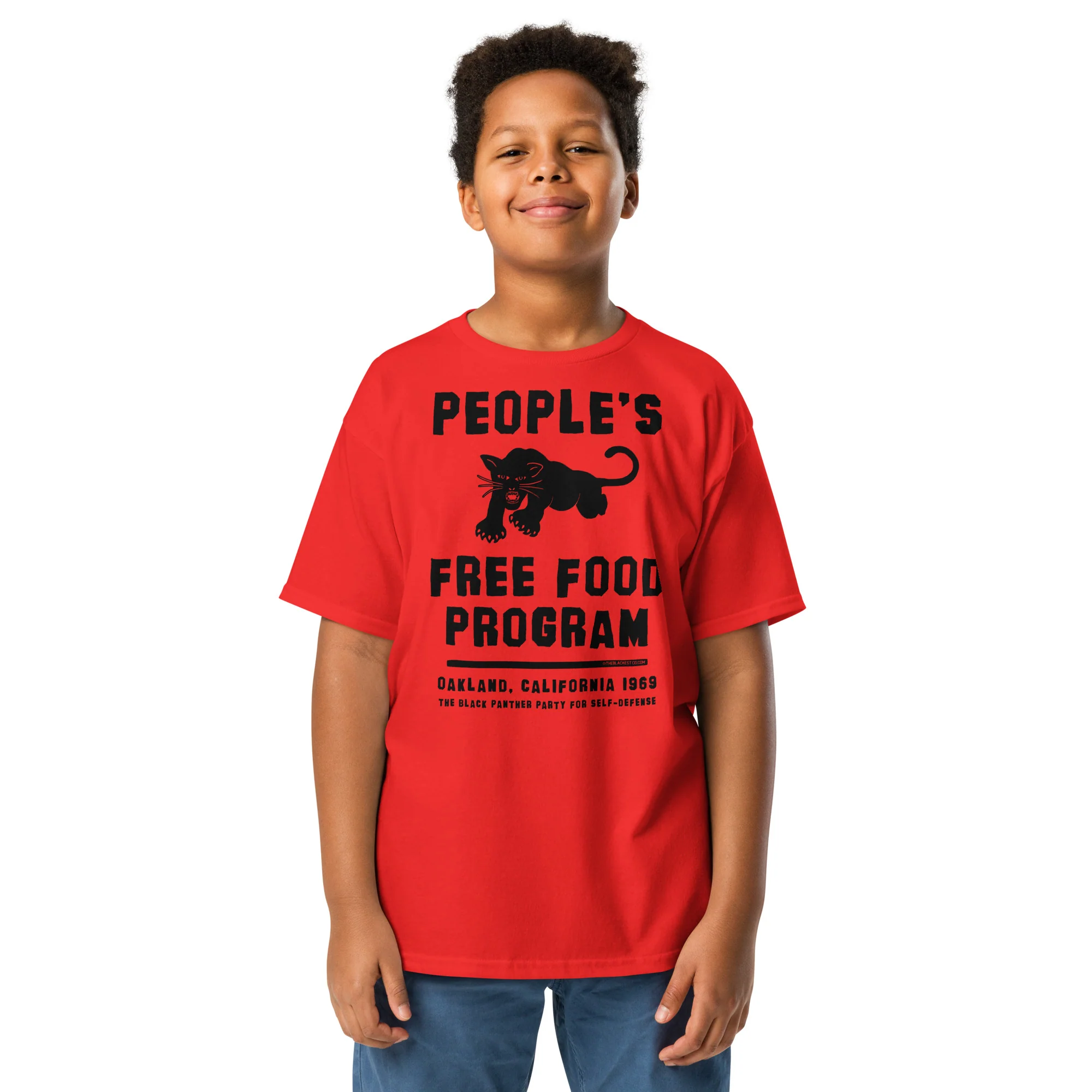 YOUTH Peoples Free Food Program Black Panther Party Tee