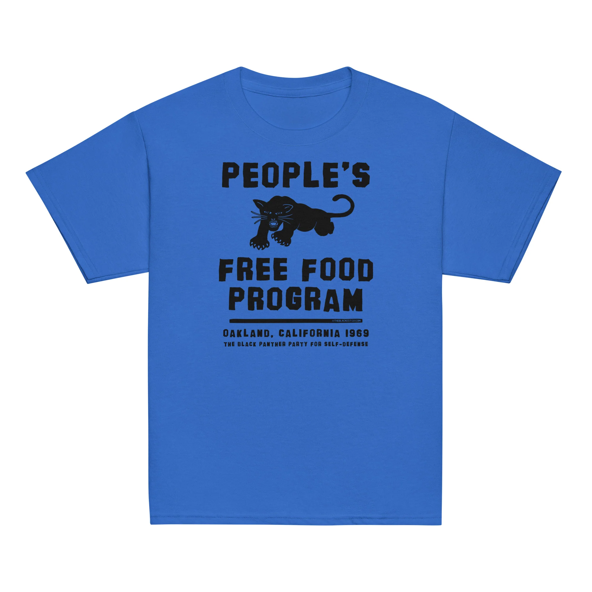 YOUTH Peoples Free Food Program Black Panther Party Tee - Image 5