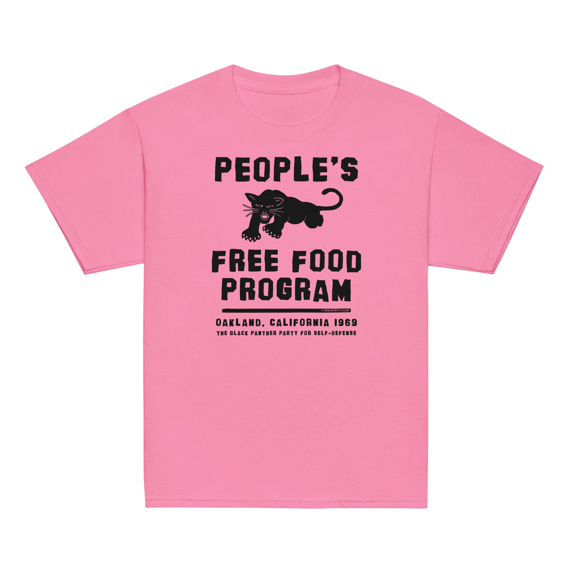 YOUTH Peoples Free Food Program Black Panther Party Tee - Image 7