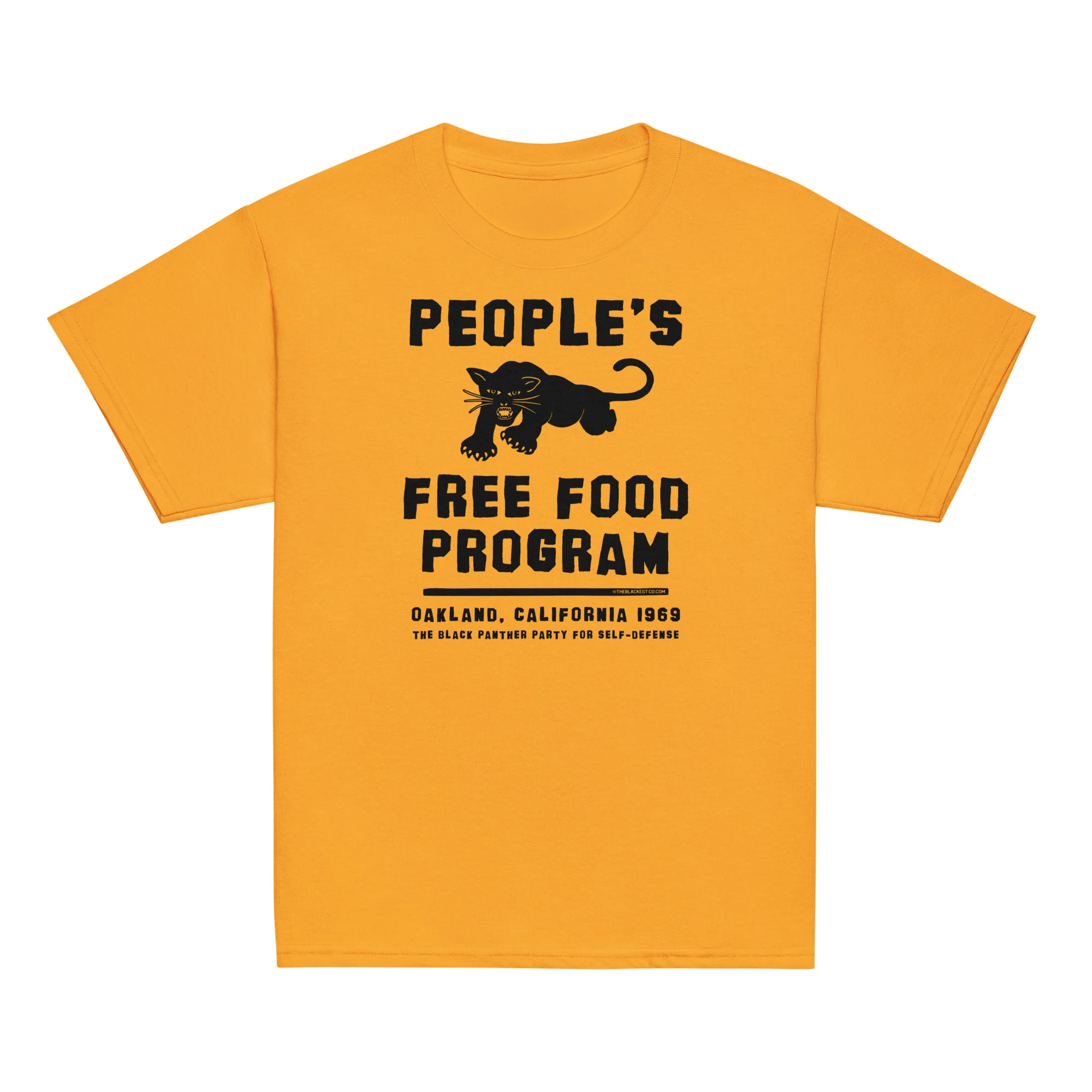 YOUTH Peoples Free Food Program Black Panther Party Tee - Image 8